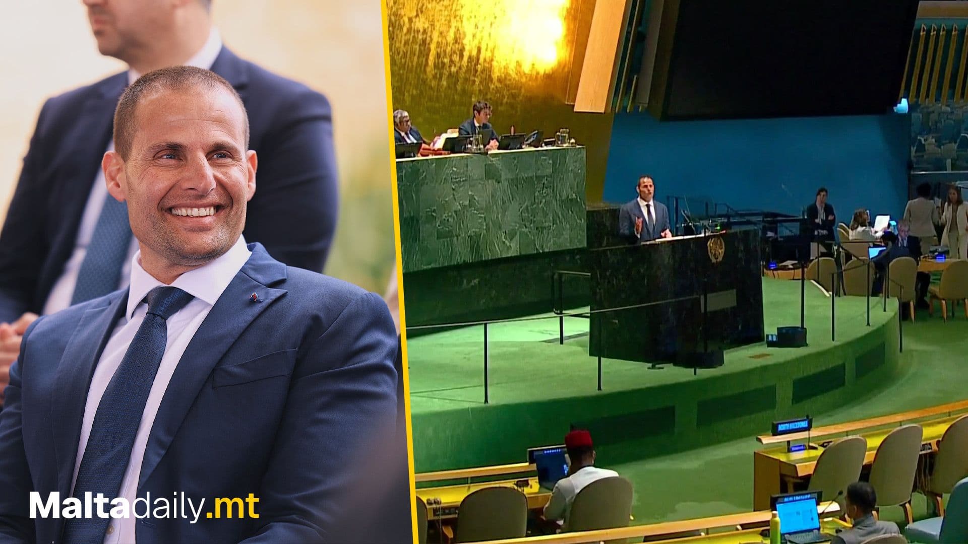 Prime Minister Robert Abela Delivers Address At The United Nations General Assembly