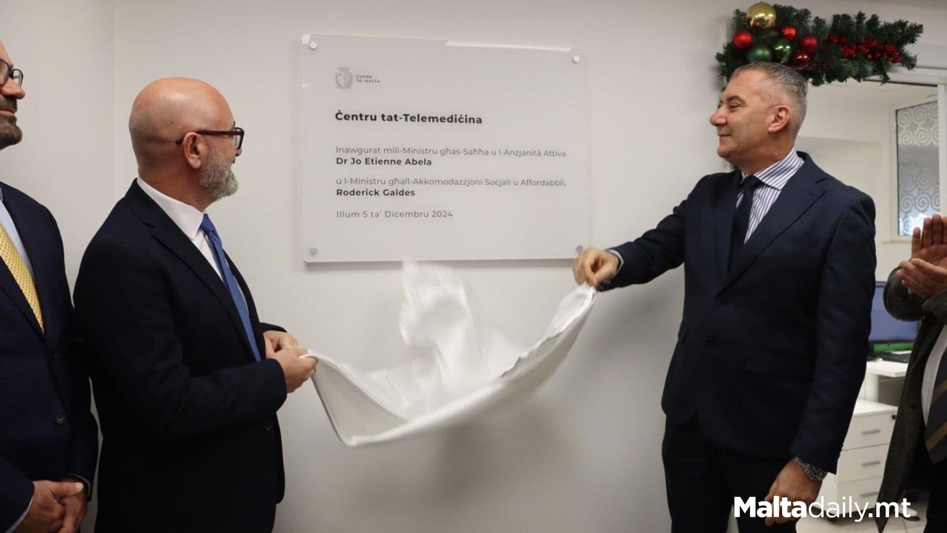 Telemedicine Clinic Inaugurated At Silvio Parnis Building, Siggiewi