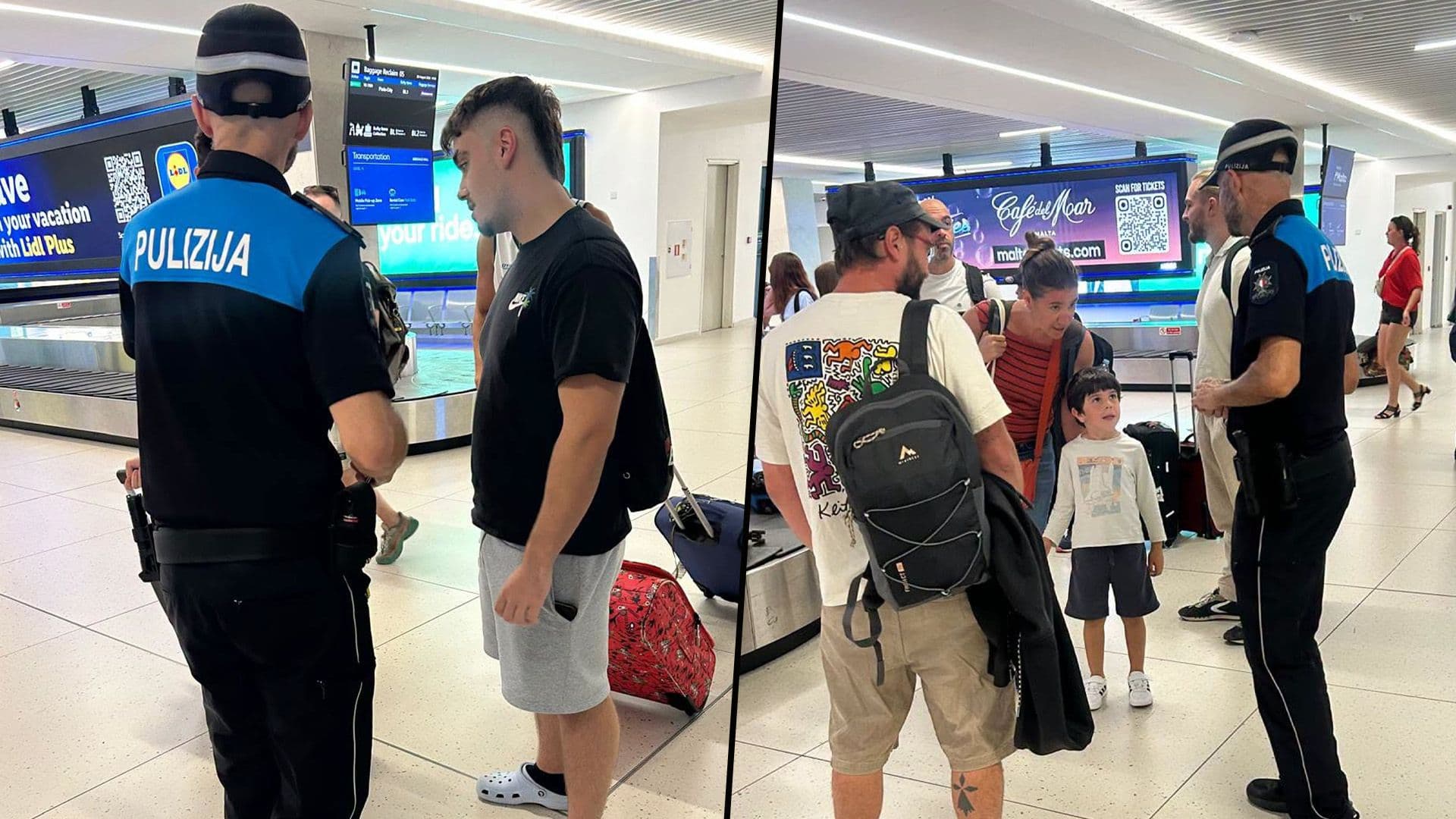 Community Police Welcome Tourists & Share Crime Prevention Tips At Malta Airport