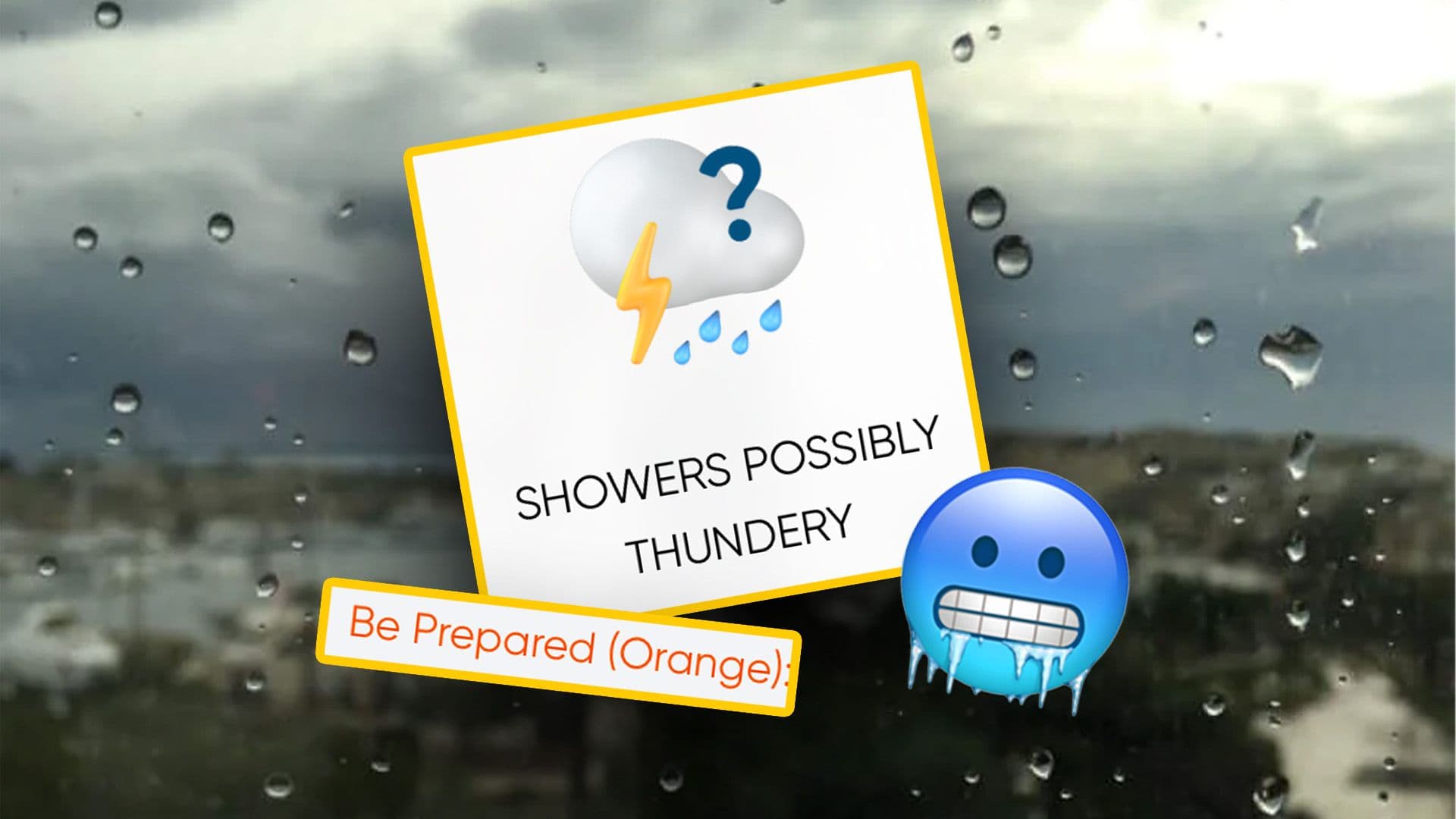 Stormy Weekend Ahead: Orange Warning Issued For Heavy Showers