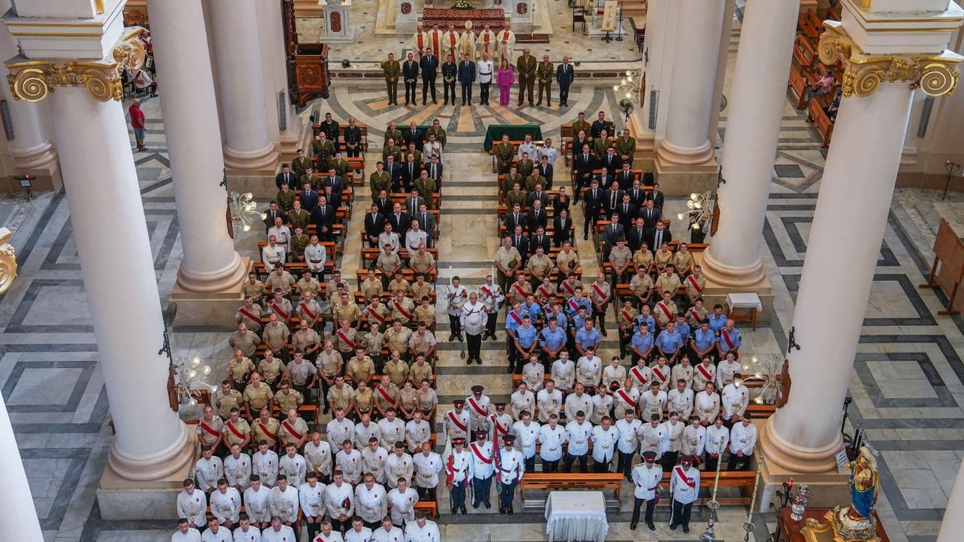 Armed Forces Of Malta Mark Celebration Day With Paola Mass