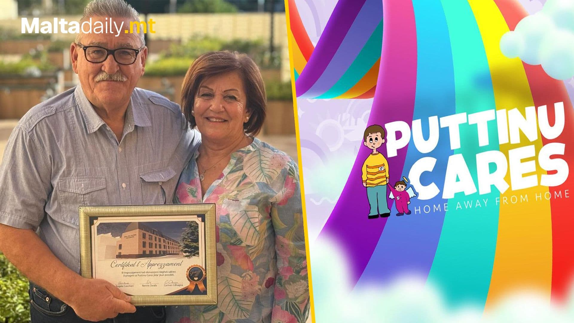 Couple Collected €1500 For Puttinu Cares On 50th Wedding Anniversary