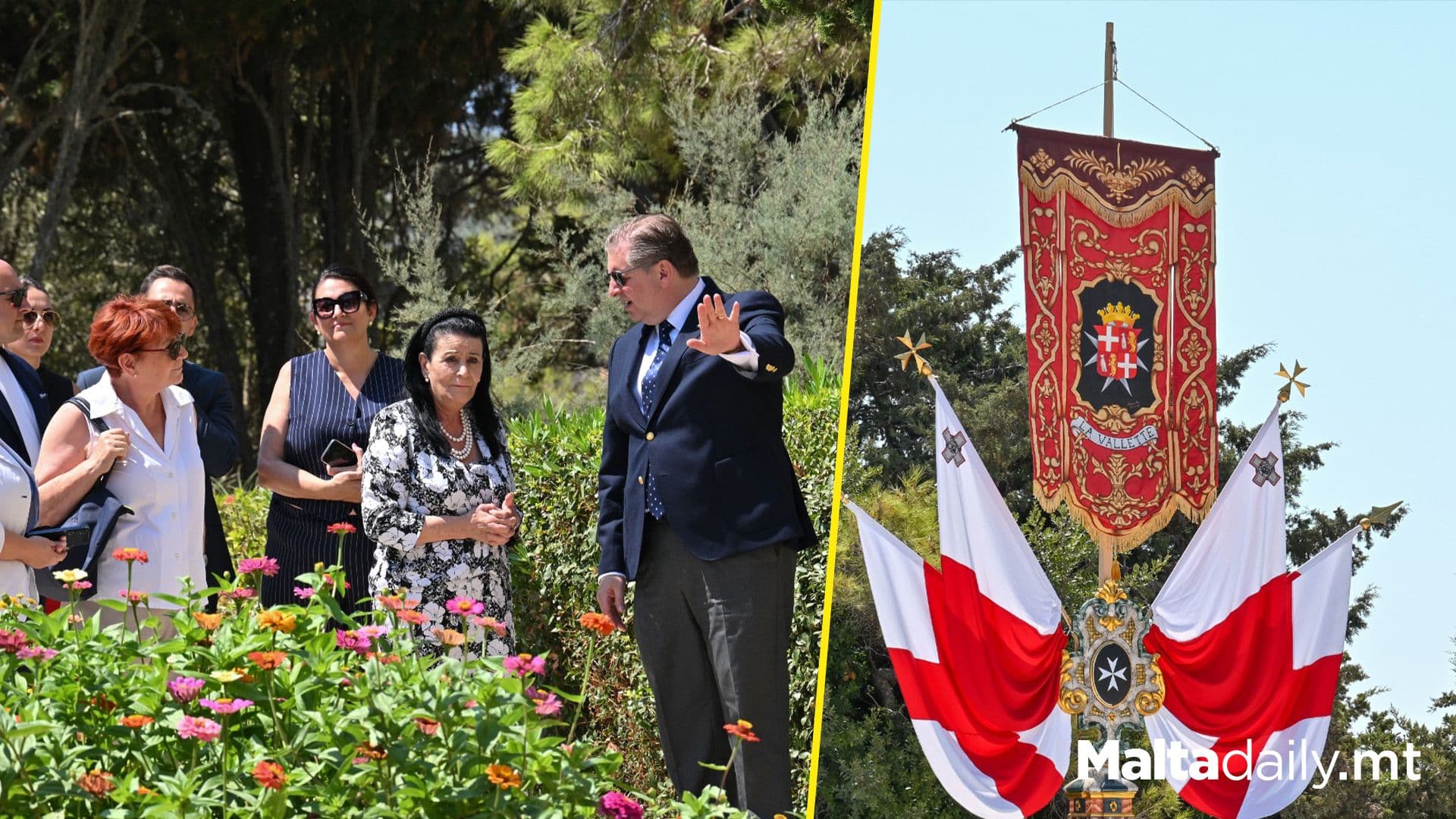 President Visits Final Preparations For Verdala Palace’s Moon Ball