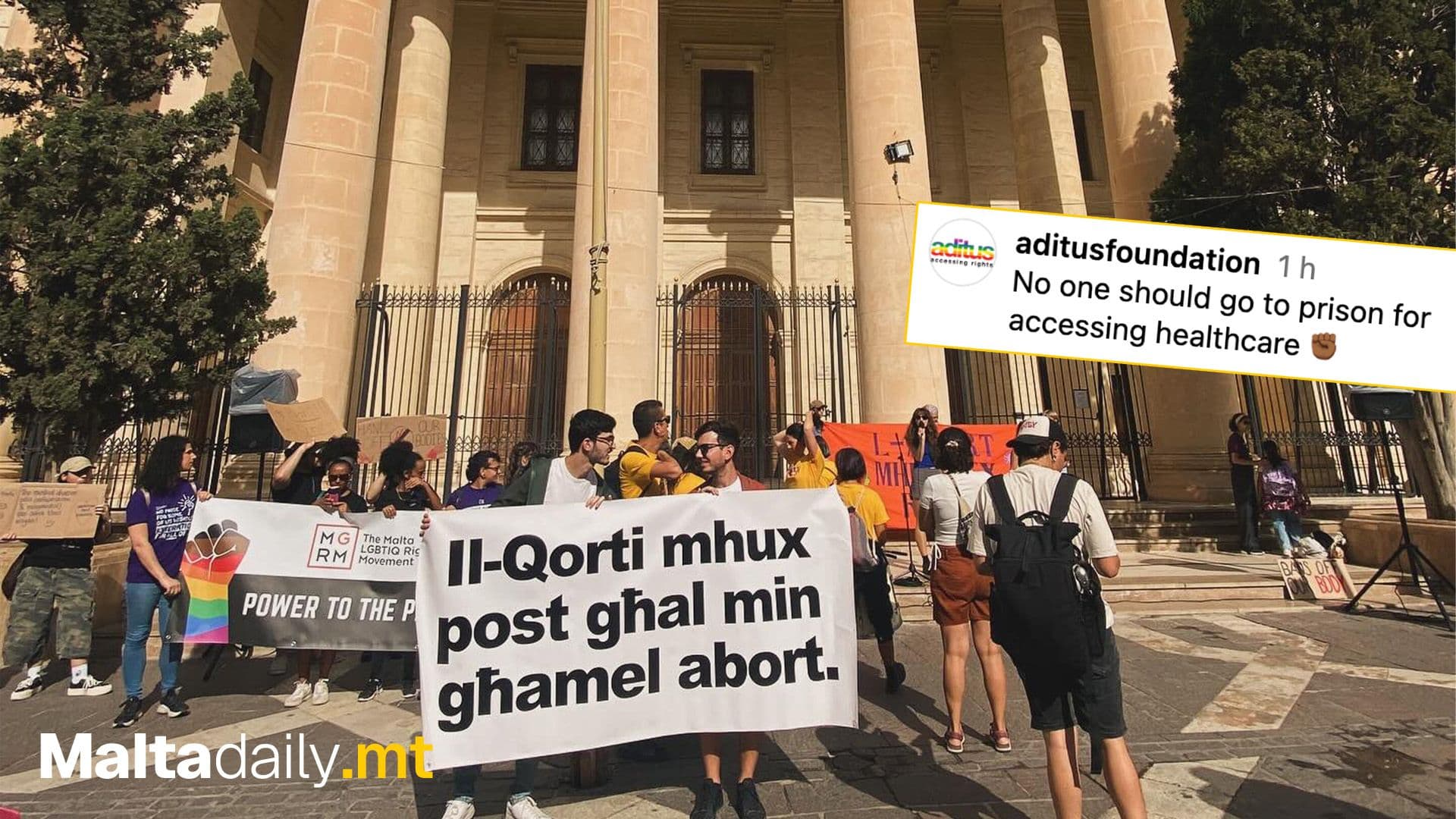 Abortion Rights Rally in Malta 2025: “No One Should Go to Prison for Accessing Healthcare”