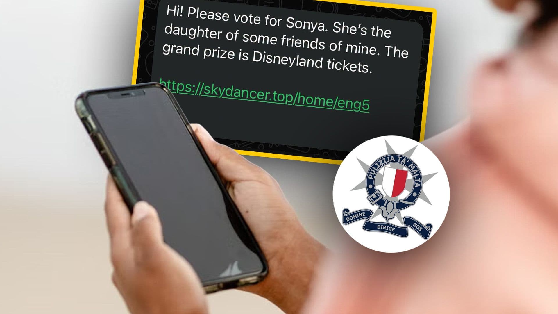 Police Warn Against New Text Message Scam Circulating Malta