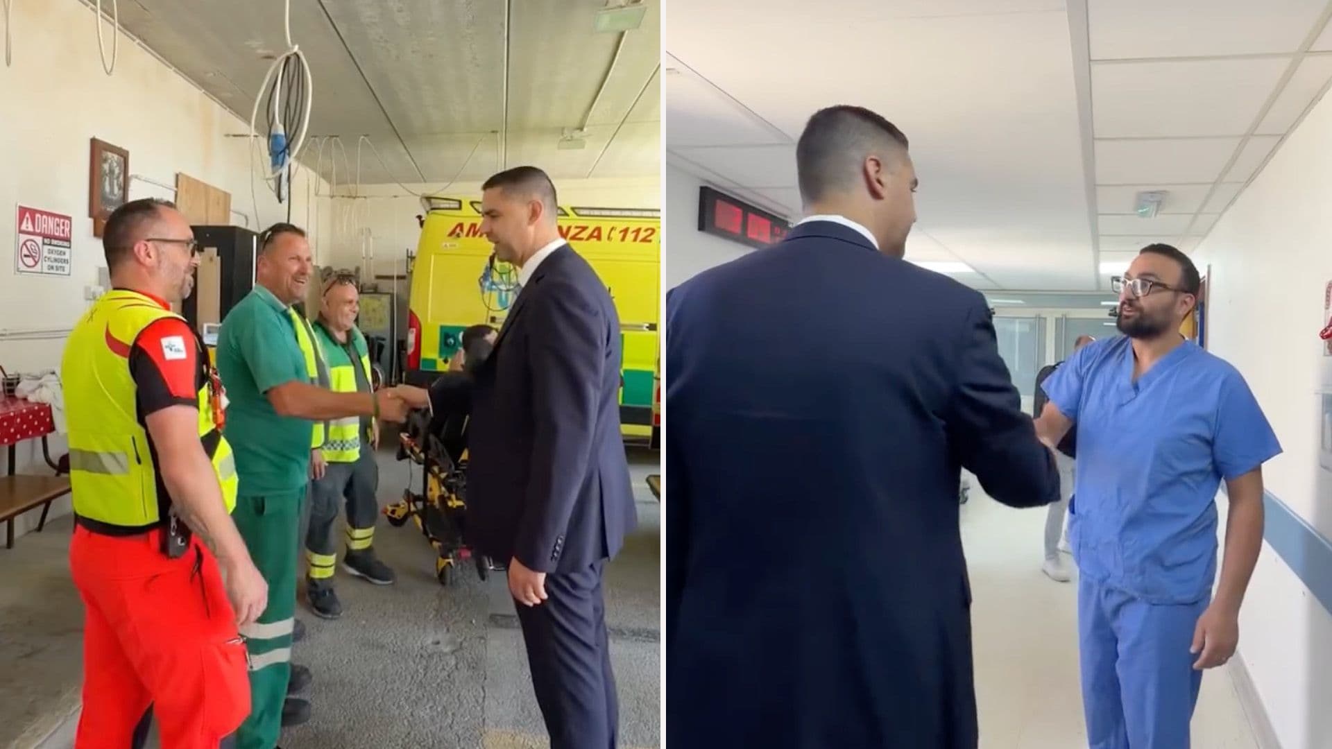 Health Minister Ian Borg Visits Gozo General Hospital