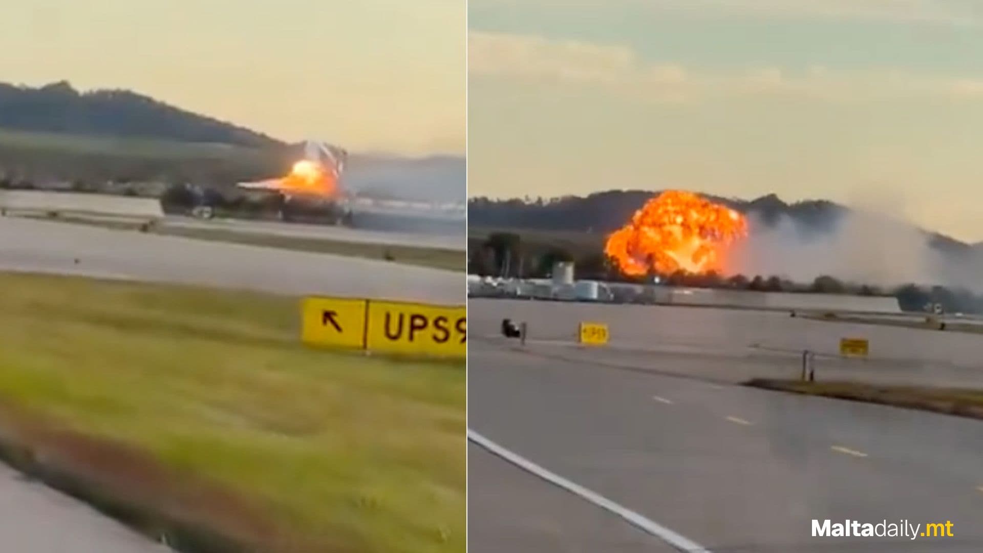 UPS Plane Crashes Whilst Taking Off At Louisville Airport