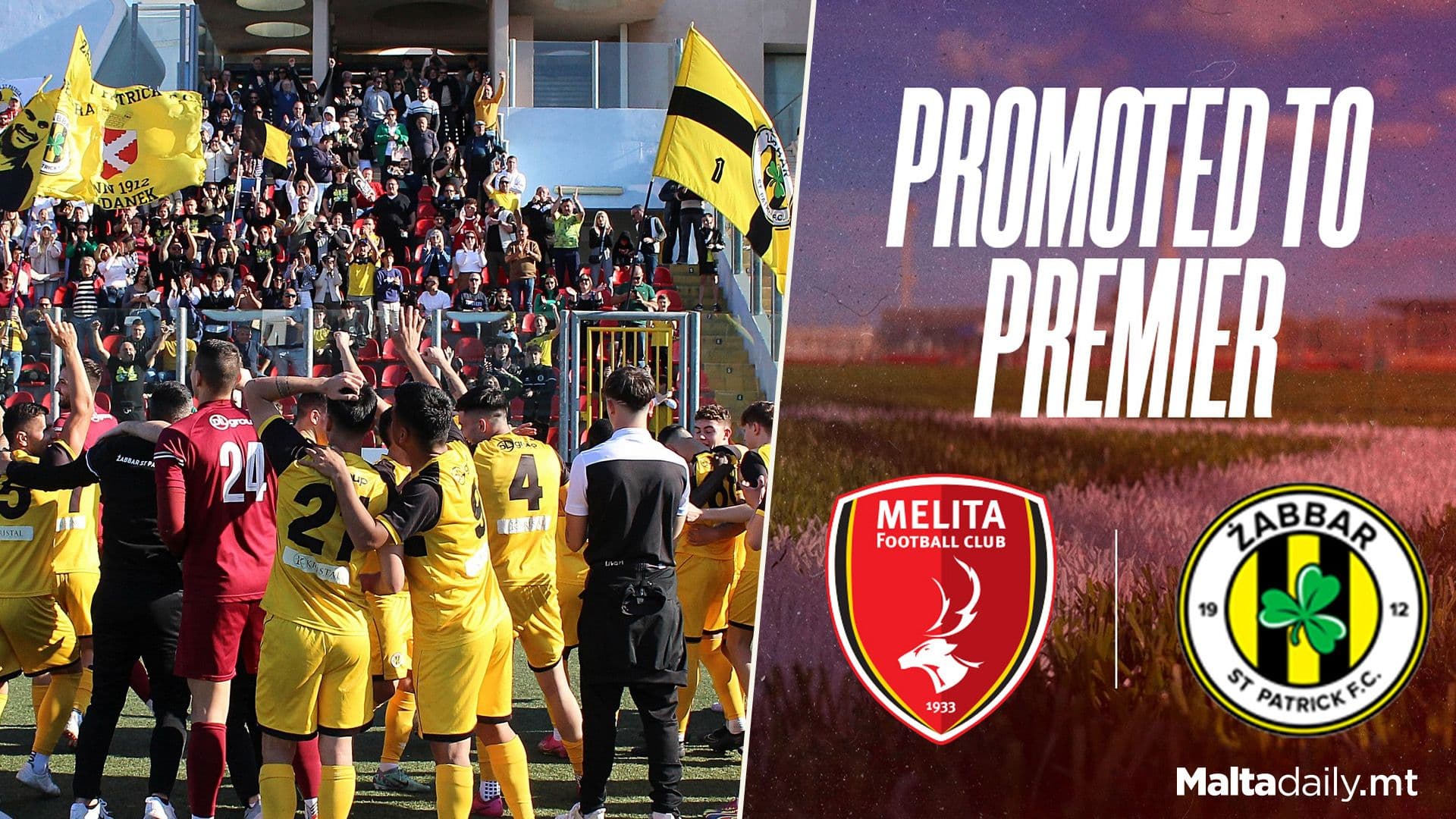 Żabbar St Patrick’s Promoted To Premier League On St Patrick’s Day