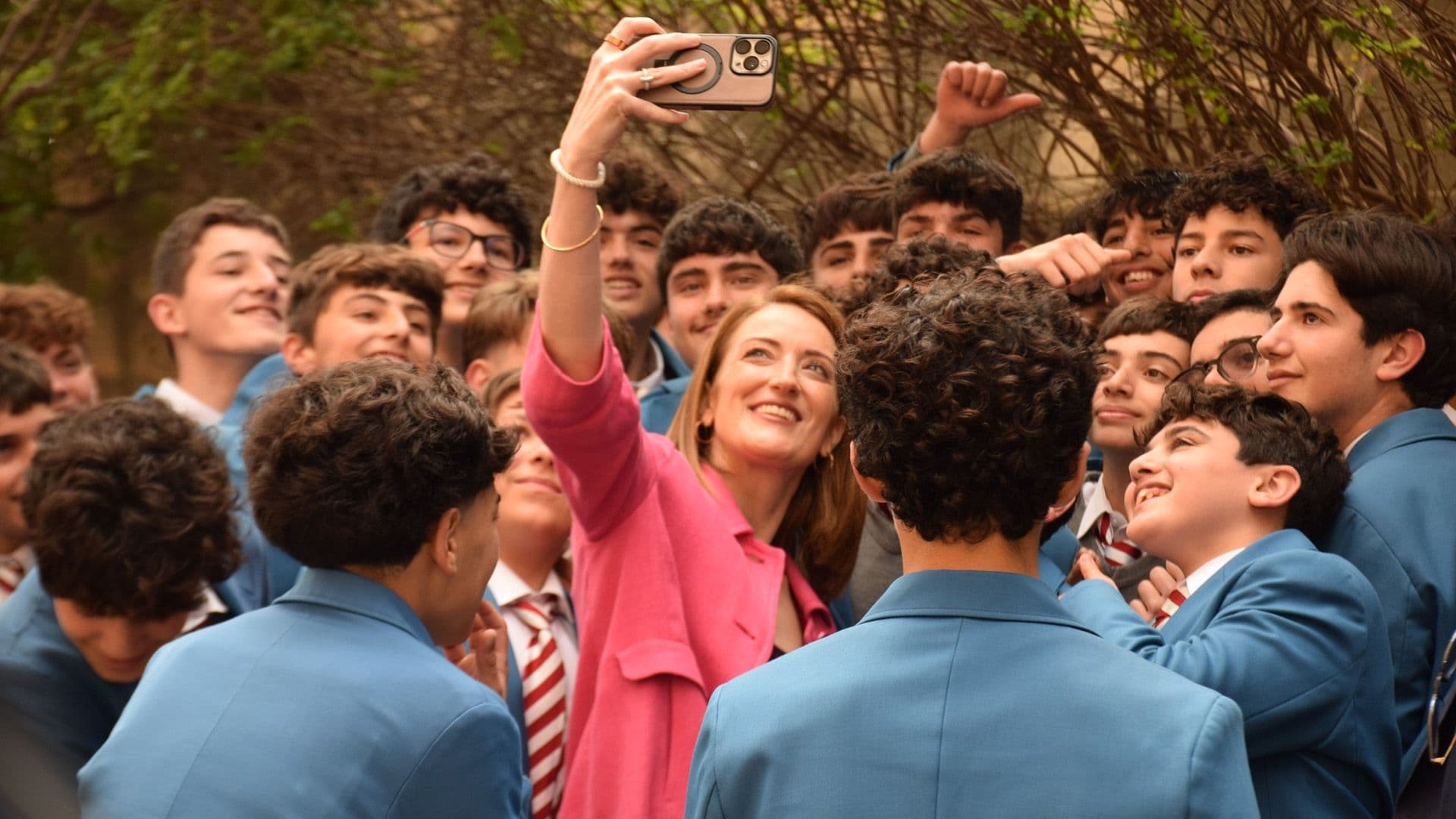 St Aloysius College Secondary Welcomes EP President Roberta Metsola