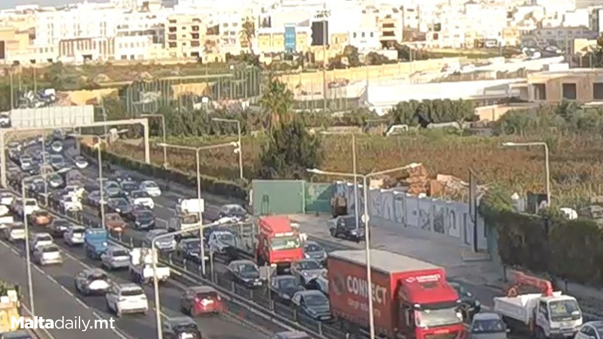 Heavy Slow Moving Traffic In Marsa Reported