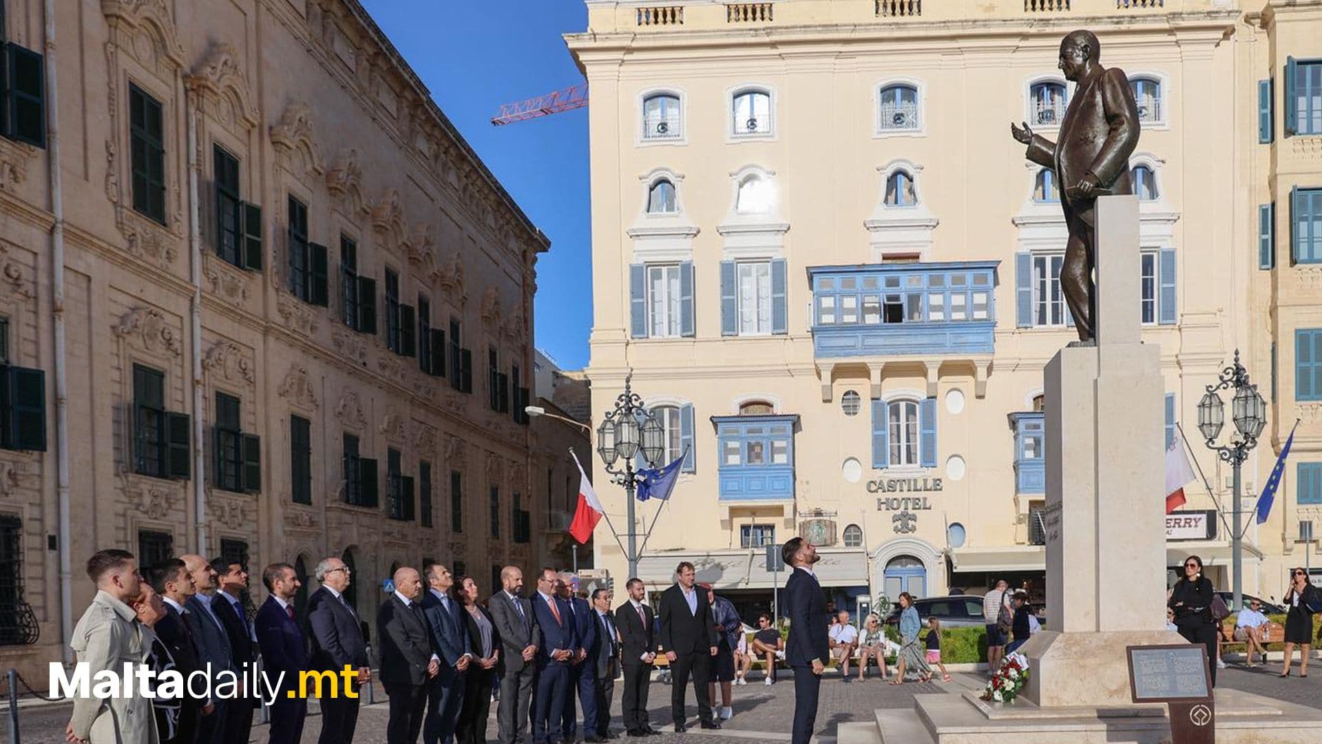Nationalist Party Commemorates 45th Anniversary Of Ġorġ Borg Olivier’s Passing In Valletta