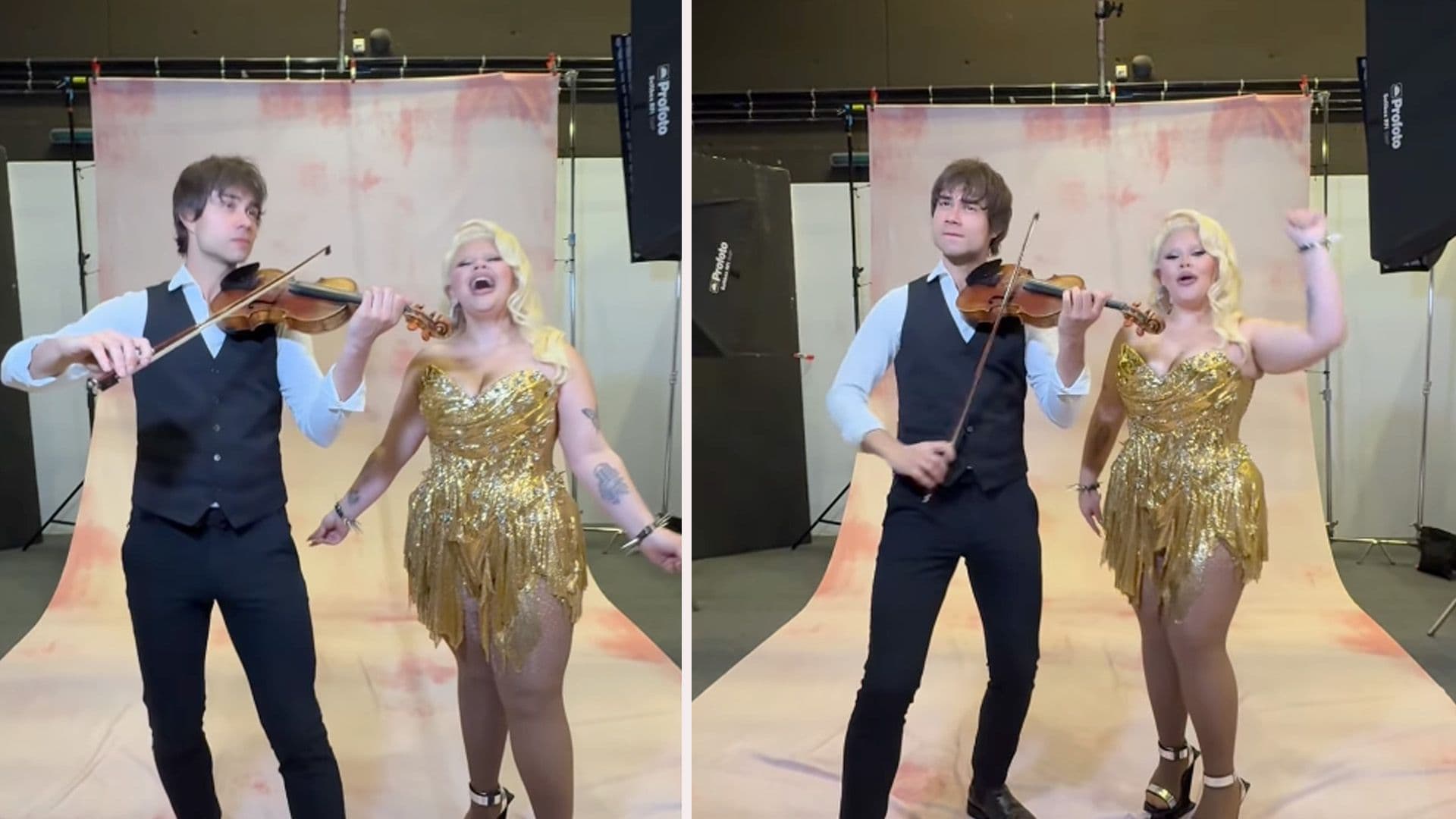 Miriana Conte Serves KANT With Fairytale Violinist Alexander Rybak