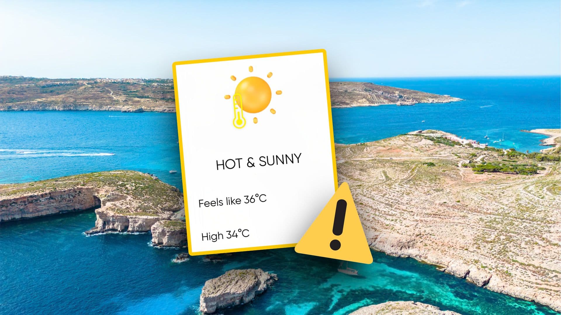 Weather Warning Issued As Temperatures Expected To Reach 34°C