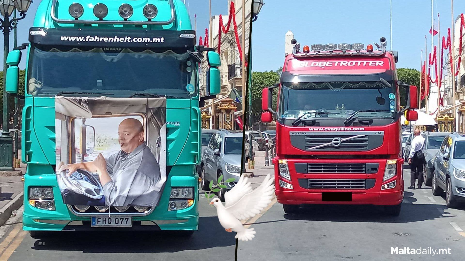 Late Paul Xuereb Given Farewell With Truck Parade