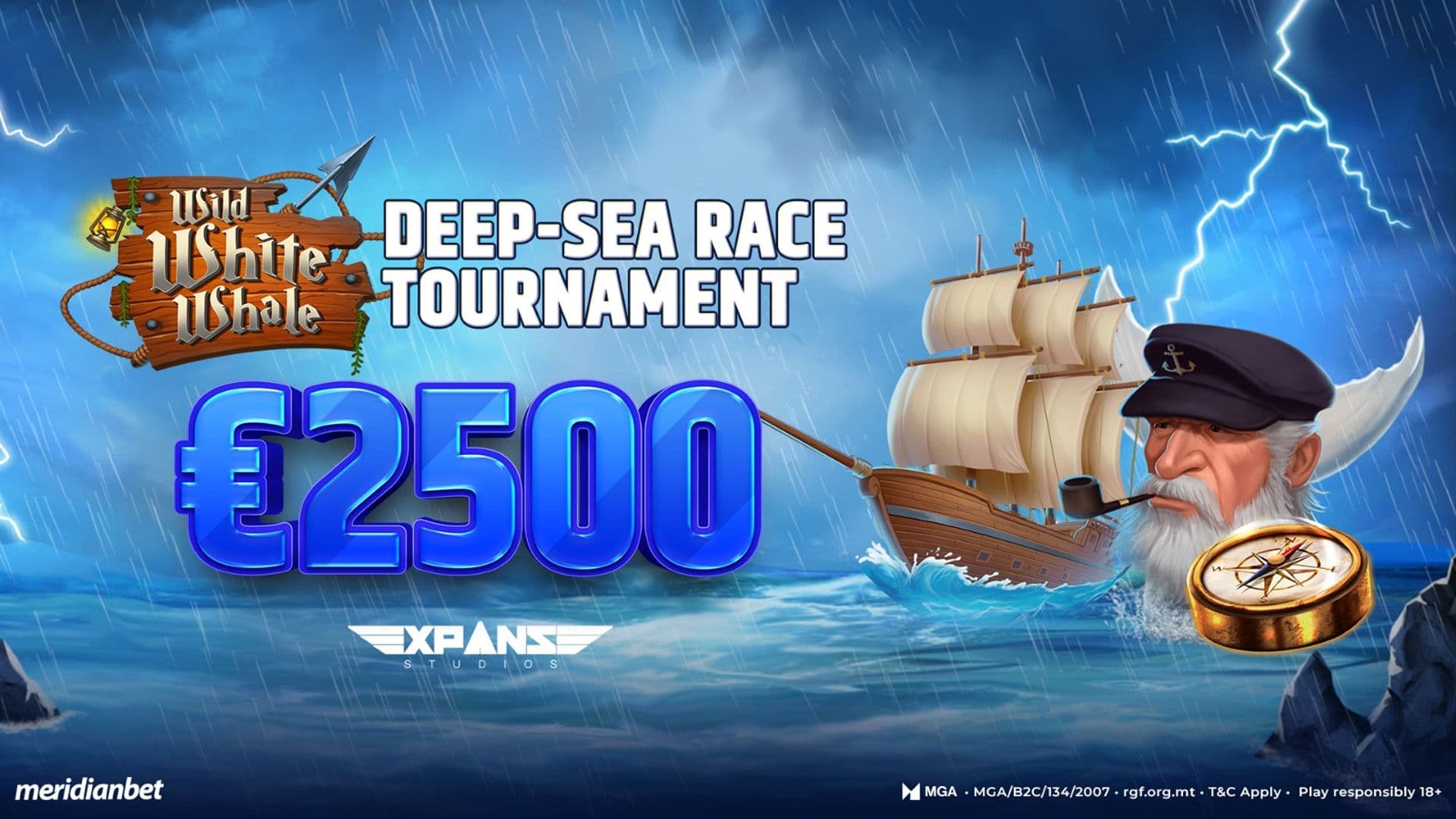 Meridianbet Launches Wild White Whale Tournament With €2,500 Prize Pool