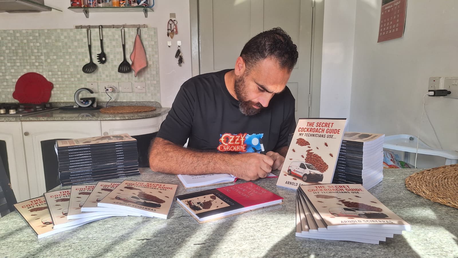 Arnold Sciberras Publishes ‘The Secret Cockroach Guide My Technicians Use’