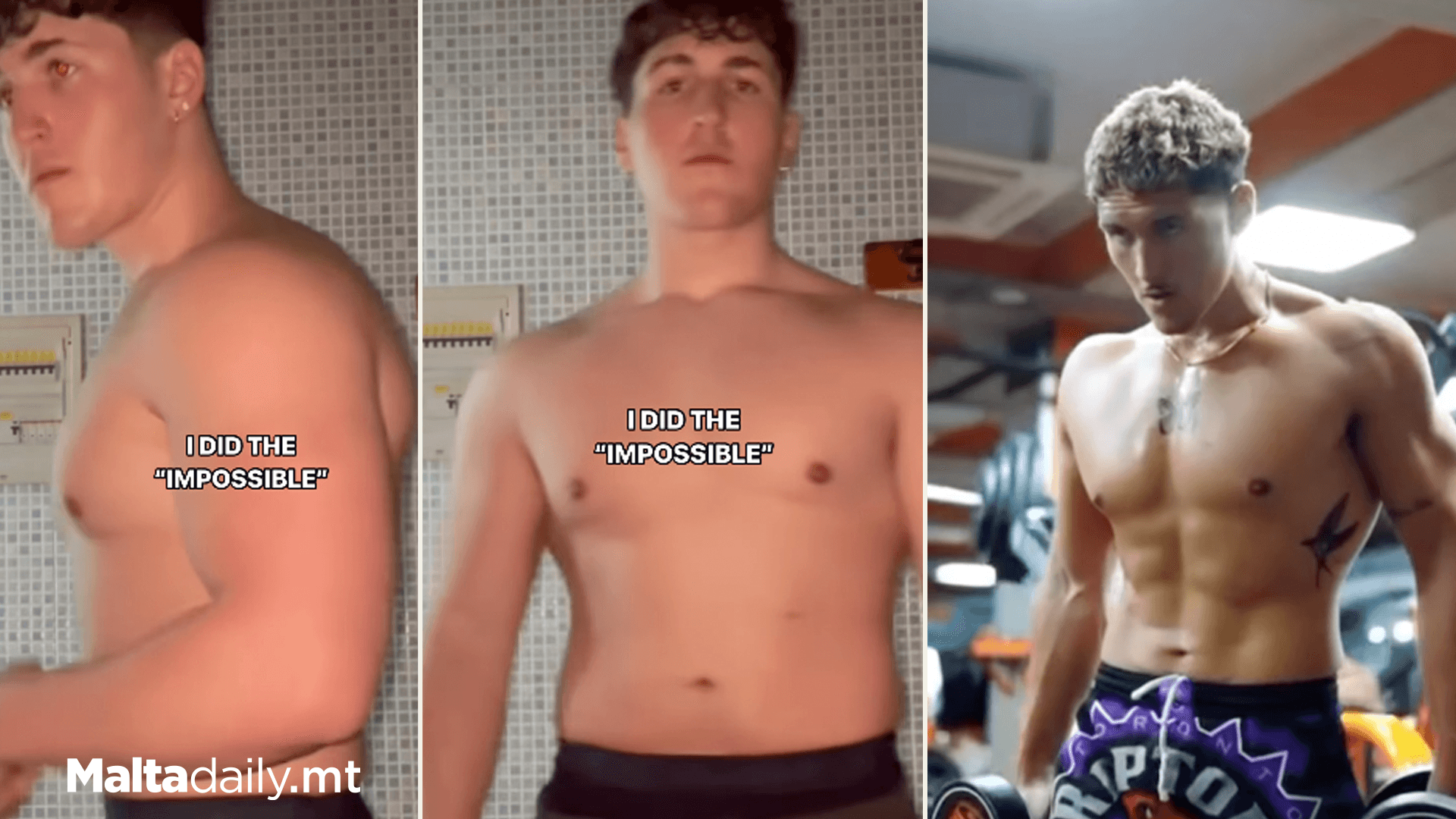 Love Island Malta’s Dale Mallia Shares Weight Loss Journey