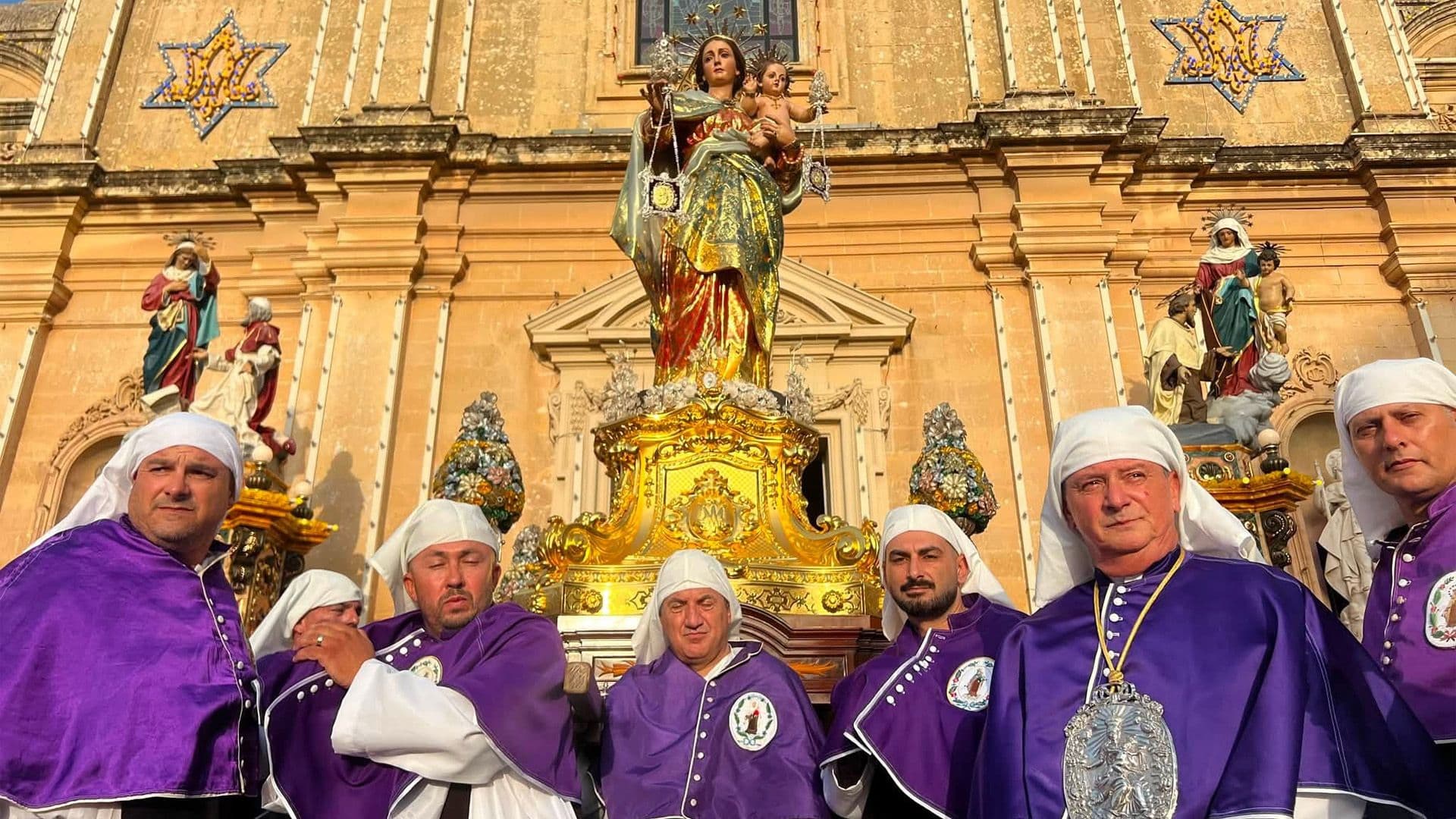 240 Fratelli & Sorelli Take Part In Procession For Feast Of Our Lady Of Mount Carmel, Żurrieq