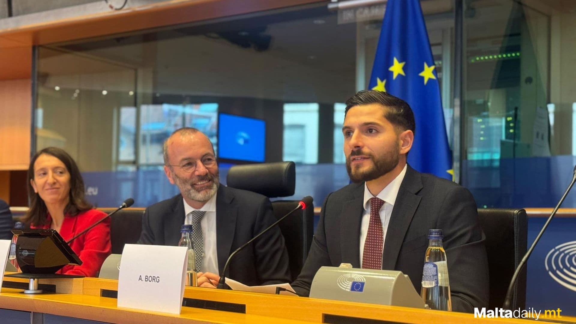 Alex Borg Addresses EPP Parliamentary Group Meeting, Brussels