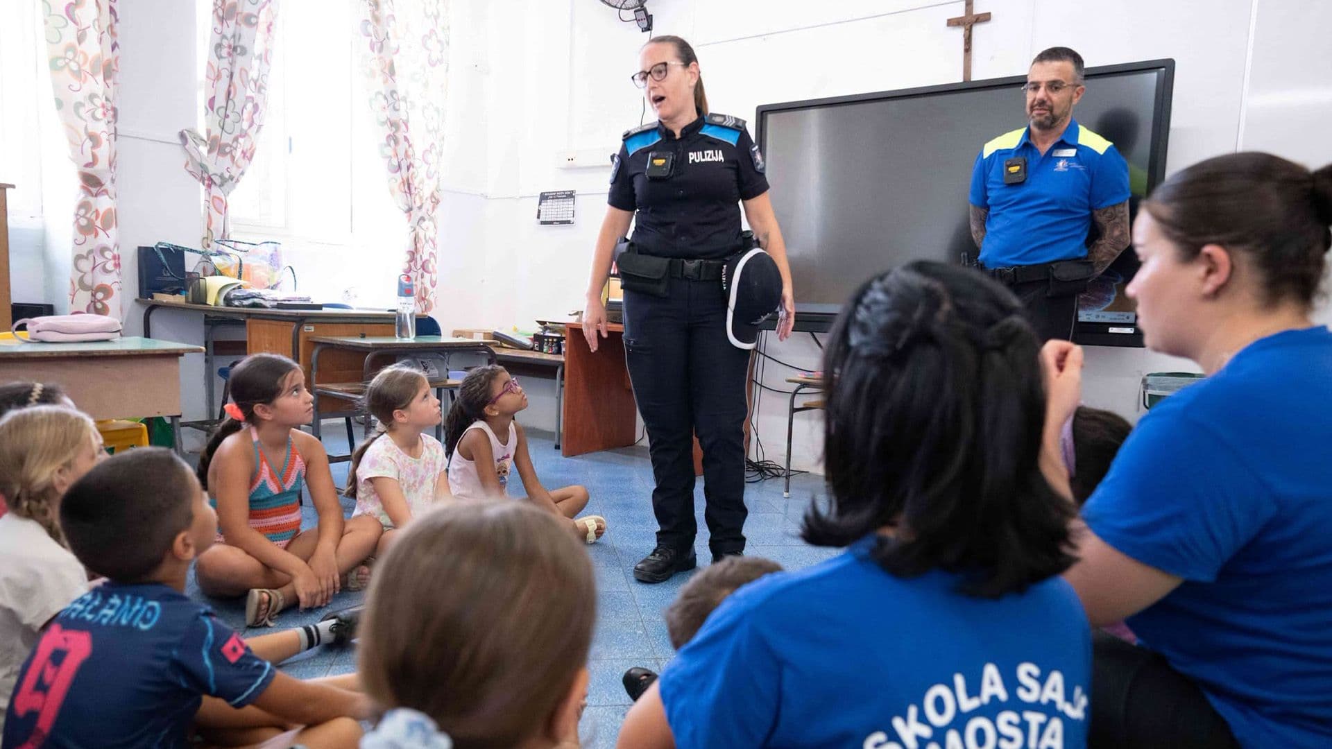 Malta Police Teach Summer School Students Online Safety