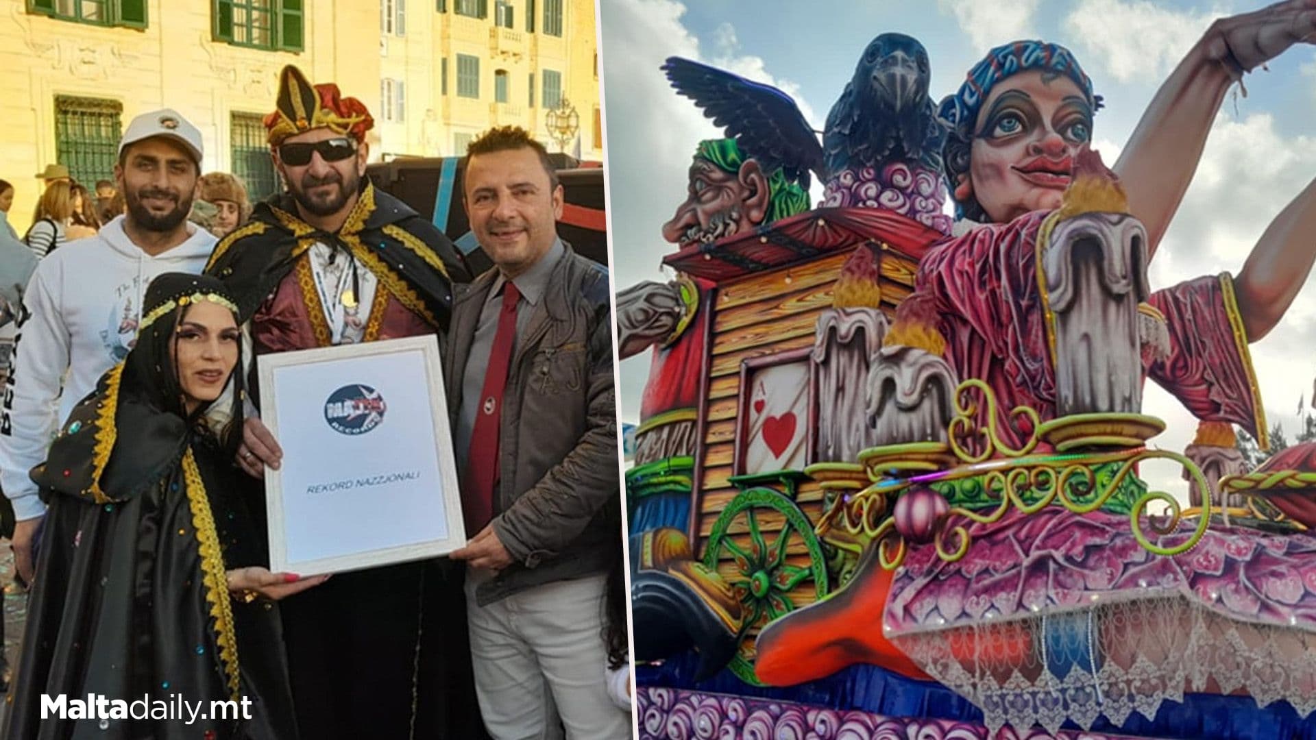 Gozo Carnival Float Sets Record for Transport & Victory in Malta