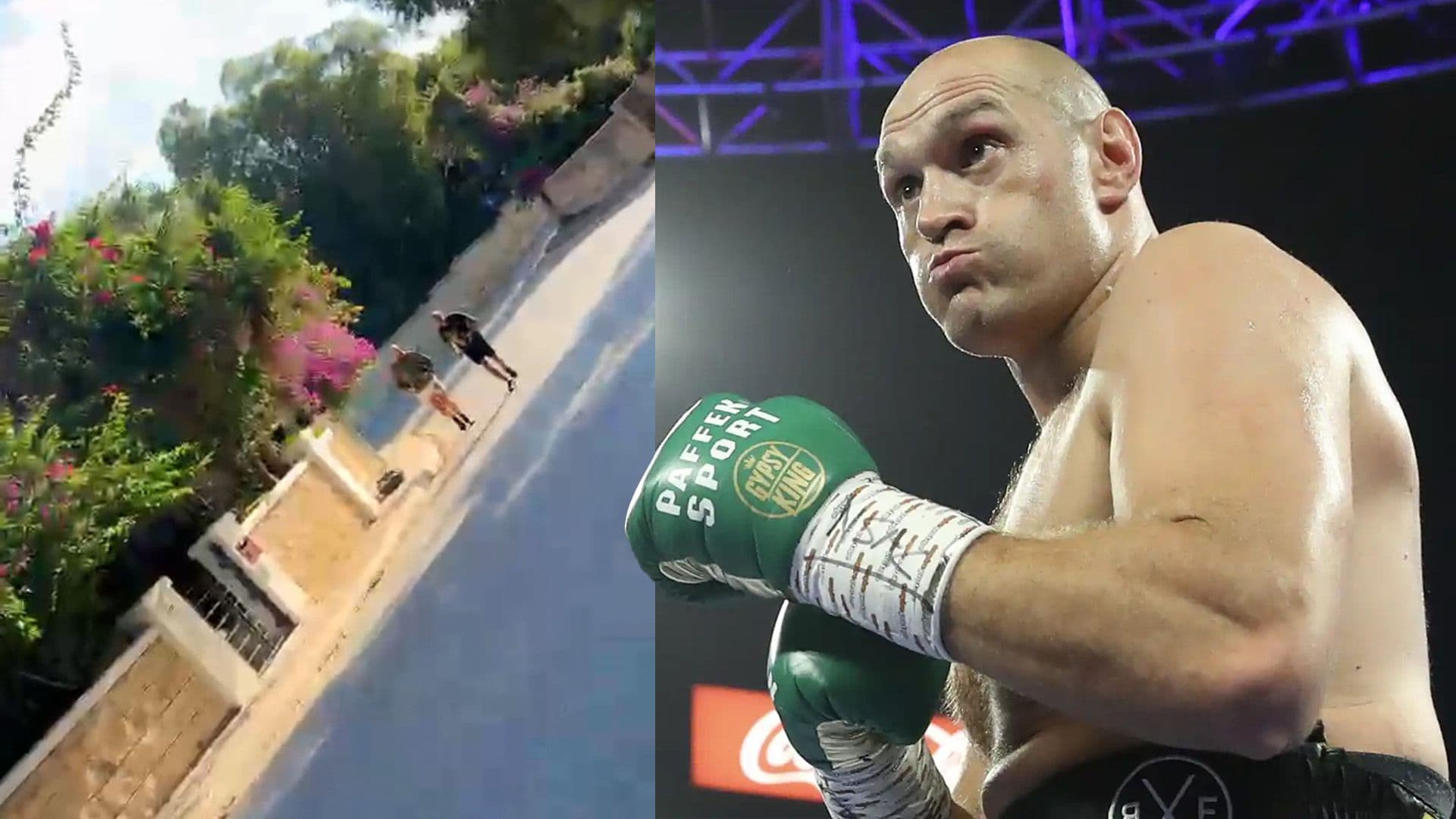 EXCLUSIVE: Tyson Fury Seen Jogging in Malta