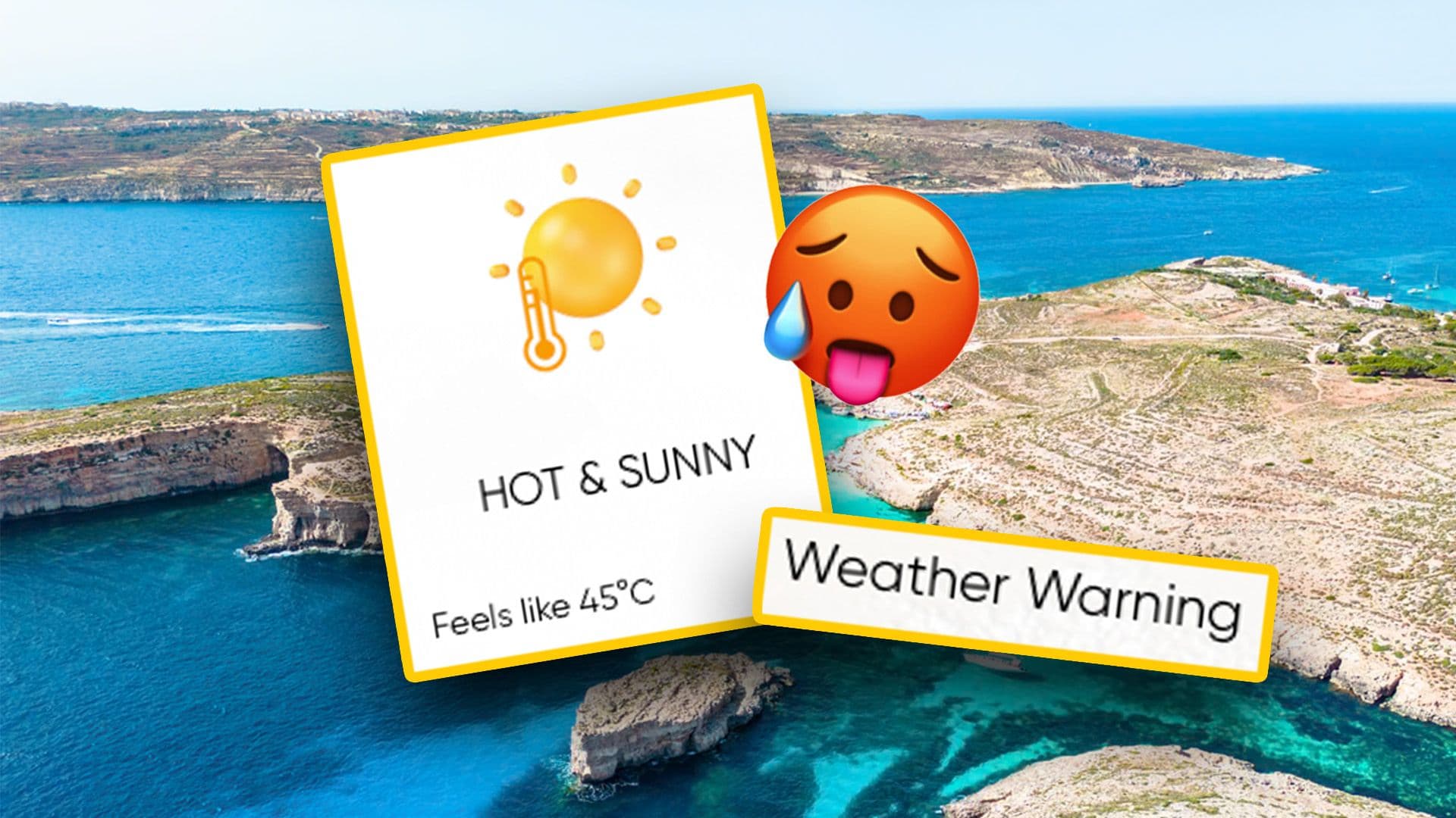 Weather Warning Issued As Temperatures Set To Feel Like 45°C
