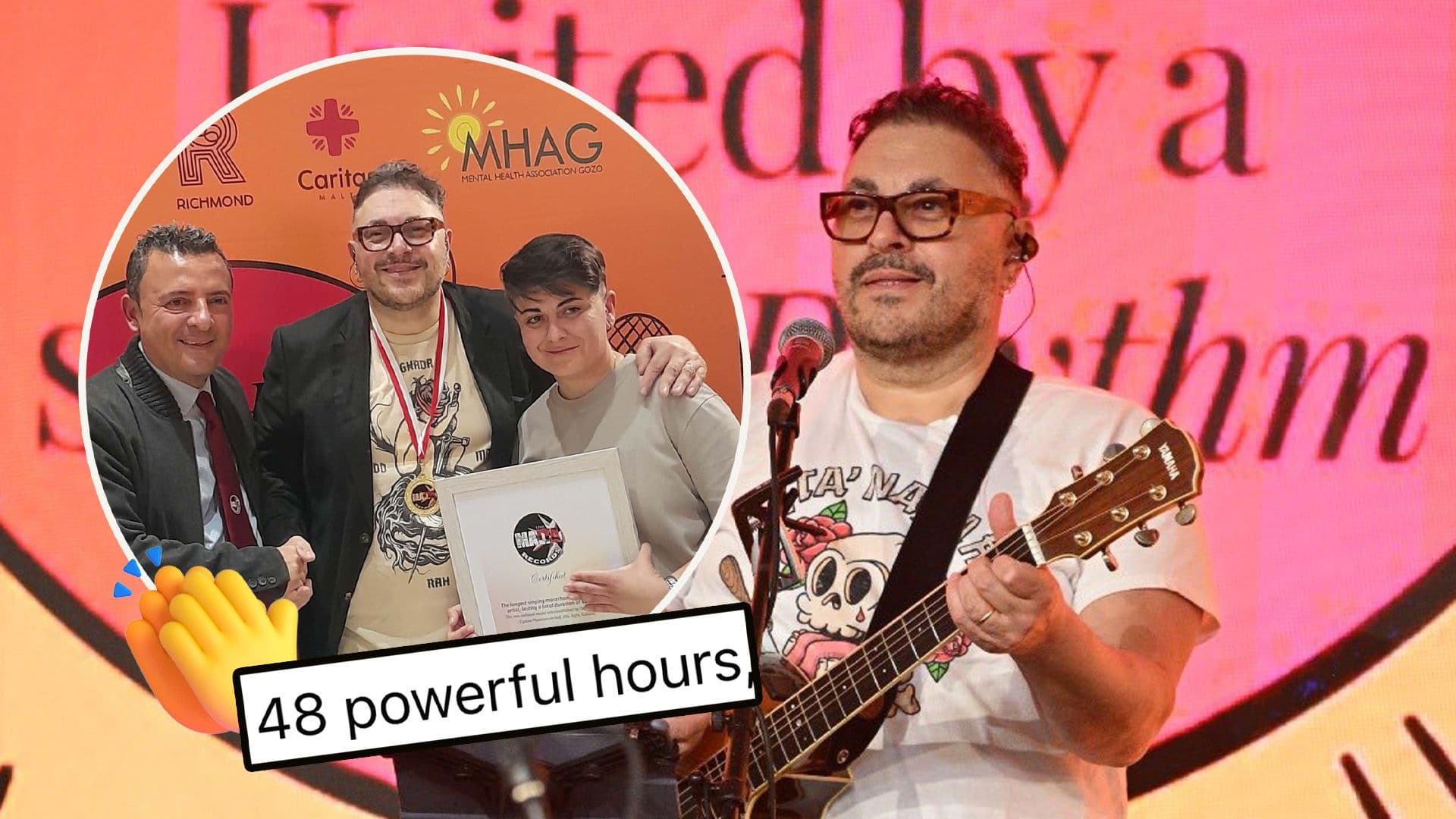 Ozzy Lino Completes 48 Hour Singathon For Mental Health