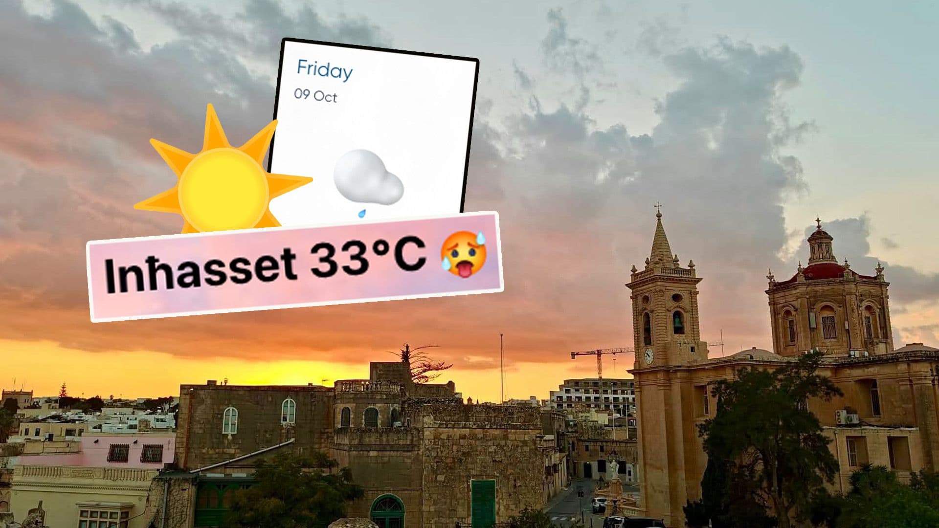 A Summer Thursday: Temperatures Felt Like 33°C Yesterday
