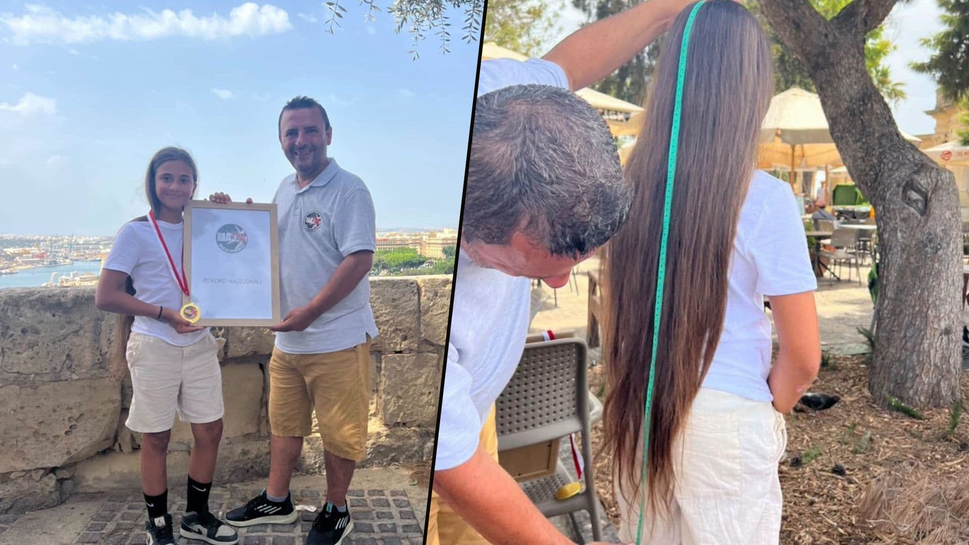 Malta Record For Youngest Adolescent With Longest Hair