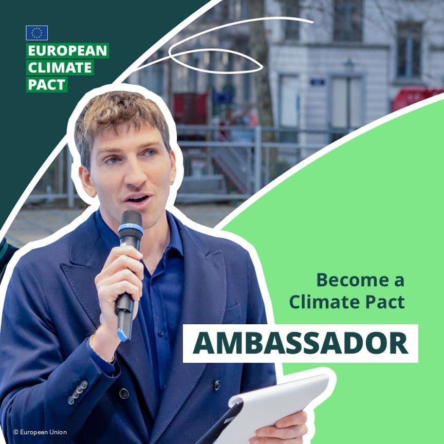 Applications To Become A European Climate Pact Ambassador Now Open!