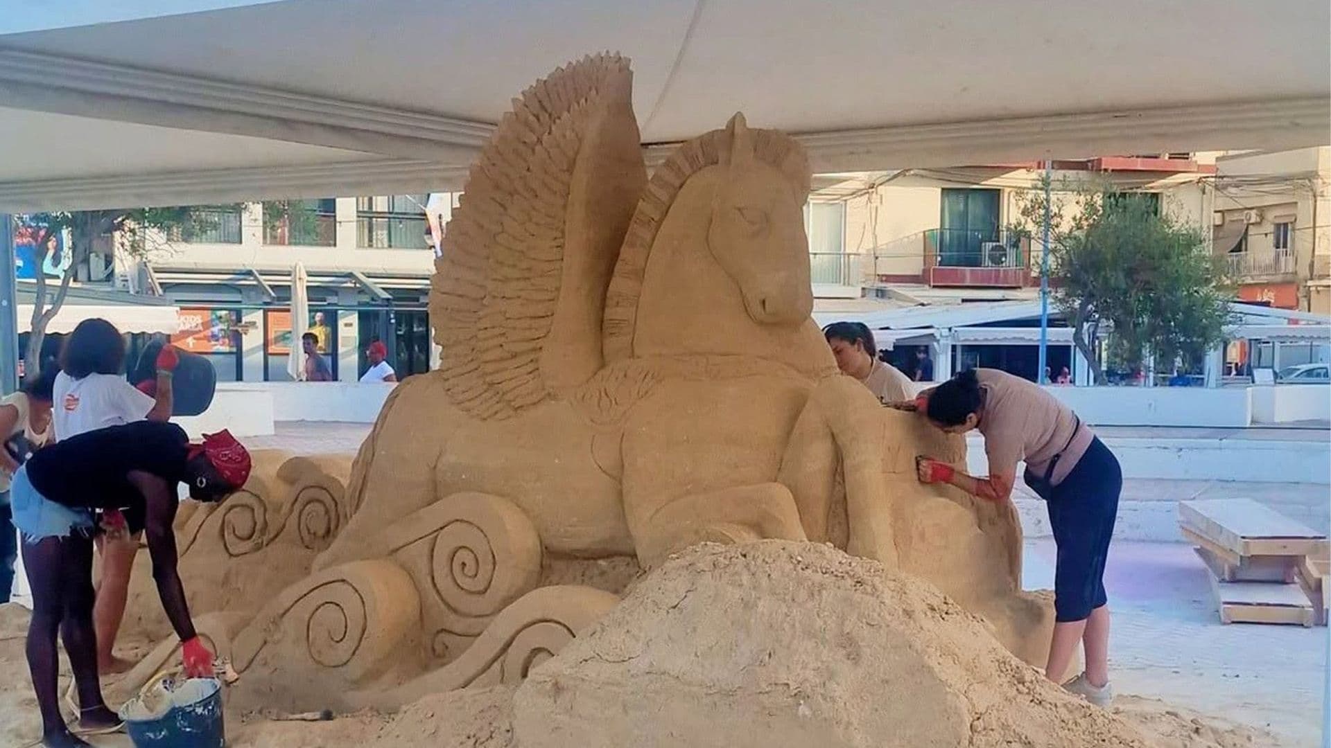Impressive Sand Sculpture Spotted In Birżebbuġa