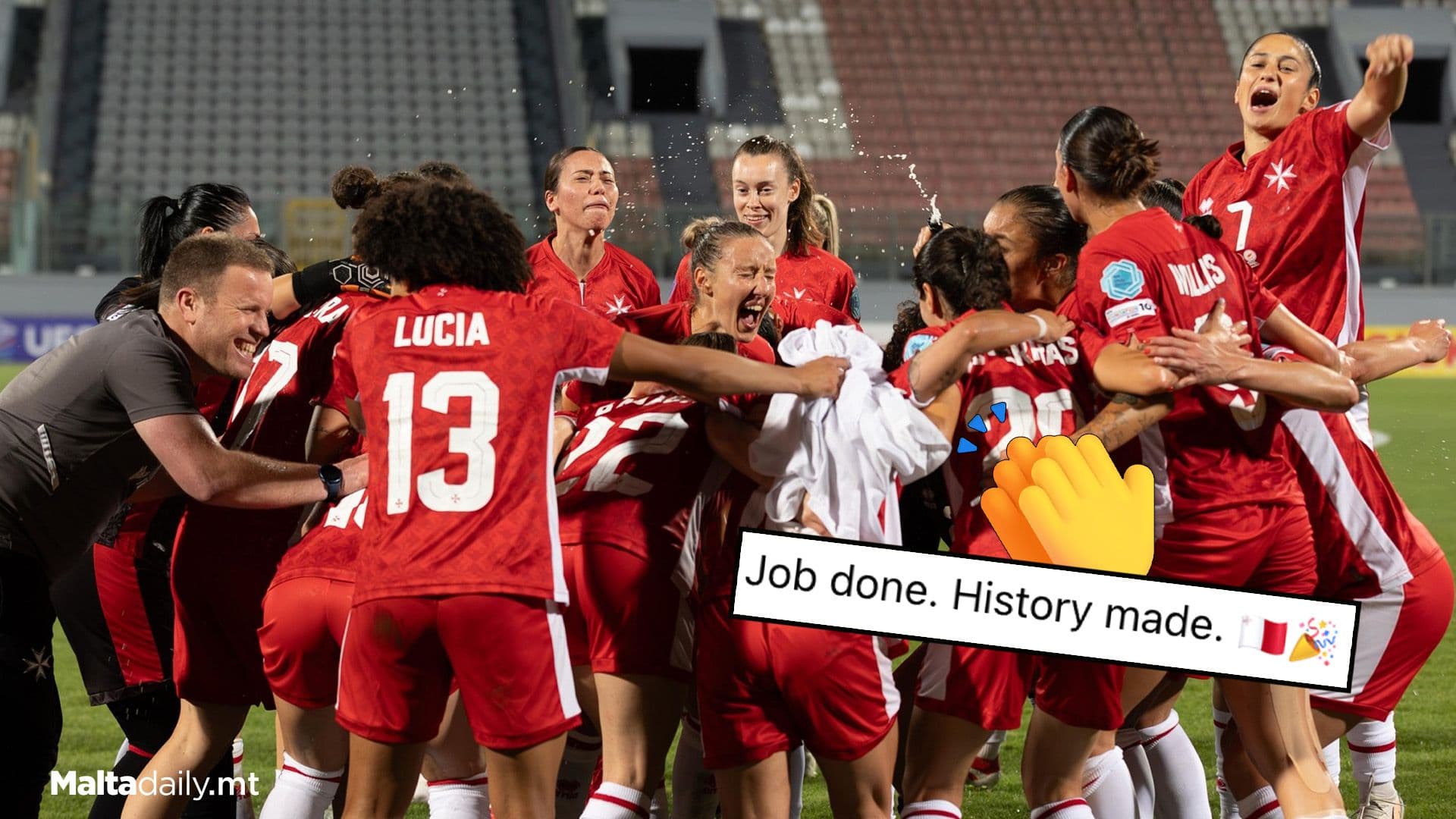 Malta Women’s Team Promoted To League B