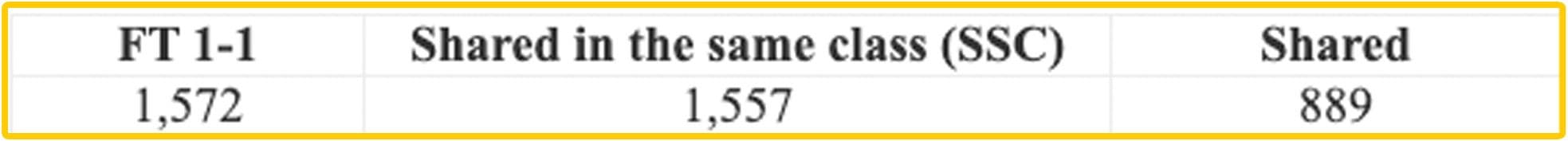 Over 1,500 Full Time 1-1 LSEs This Academic Year