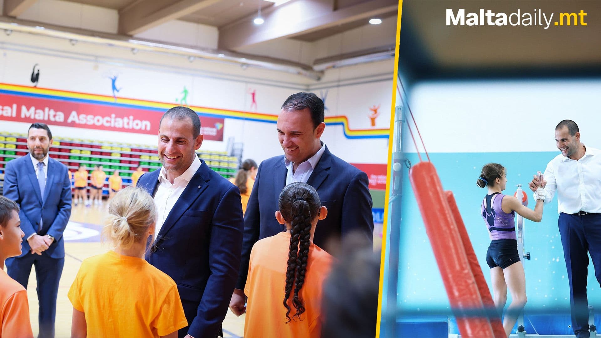 PM Robert Abela Visits National Sports School In Pembroke