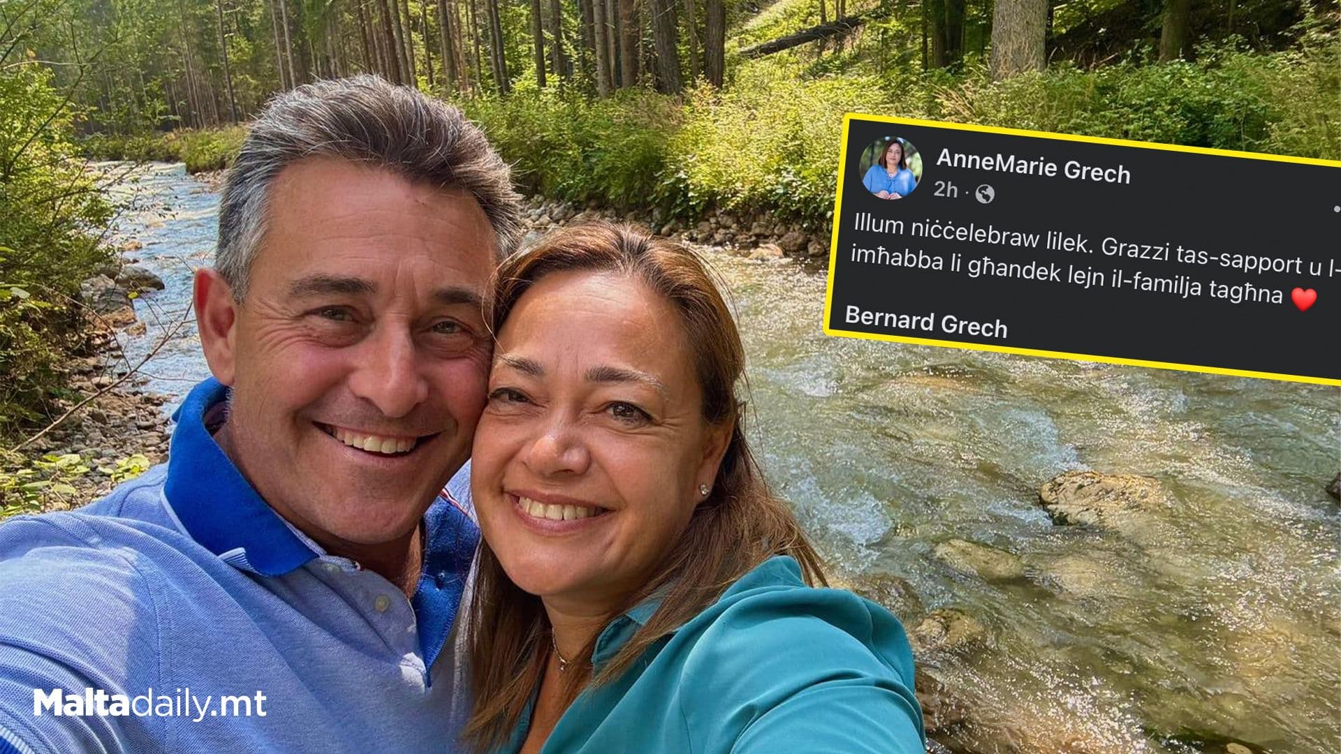 Anne Marie Celebrates Bernard Grech’s 54th Birthday With A Heartfelt Message