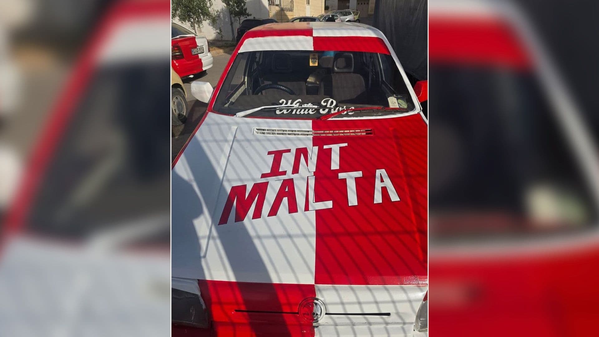 Election Fever Rising As ‘Int Malta’ Red & White Car Spotted On Local Roads