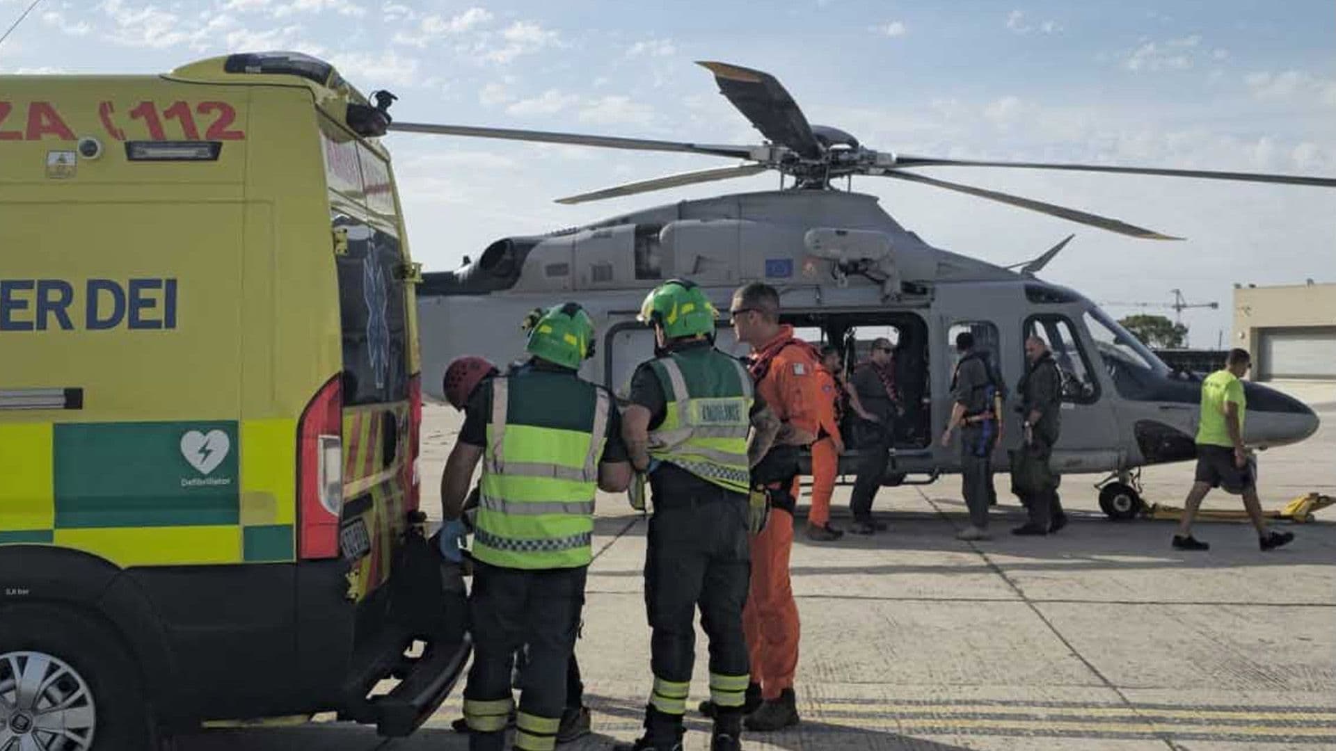 AFM Helicopter Evacuates Fisherman Who Suffered Hand Injury Out At Sea