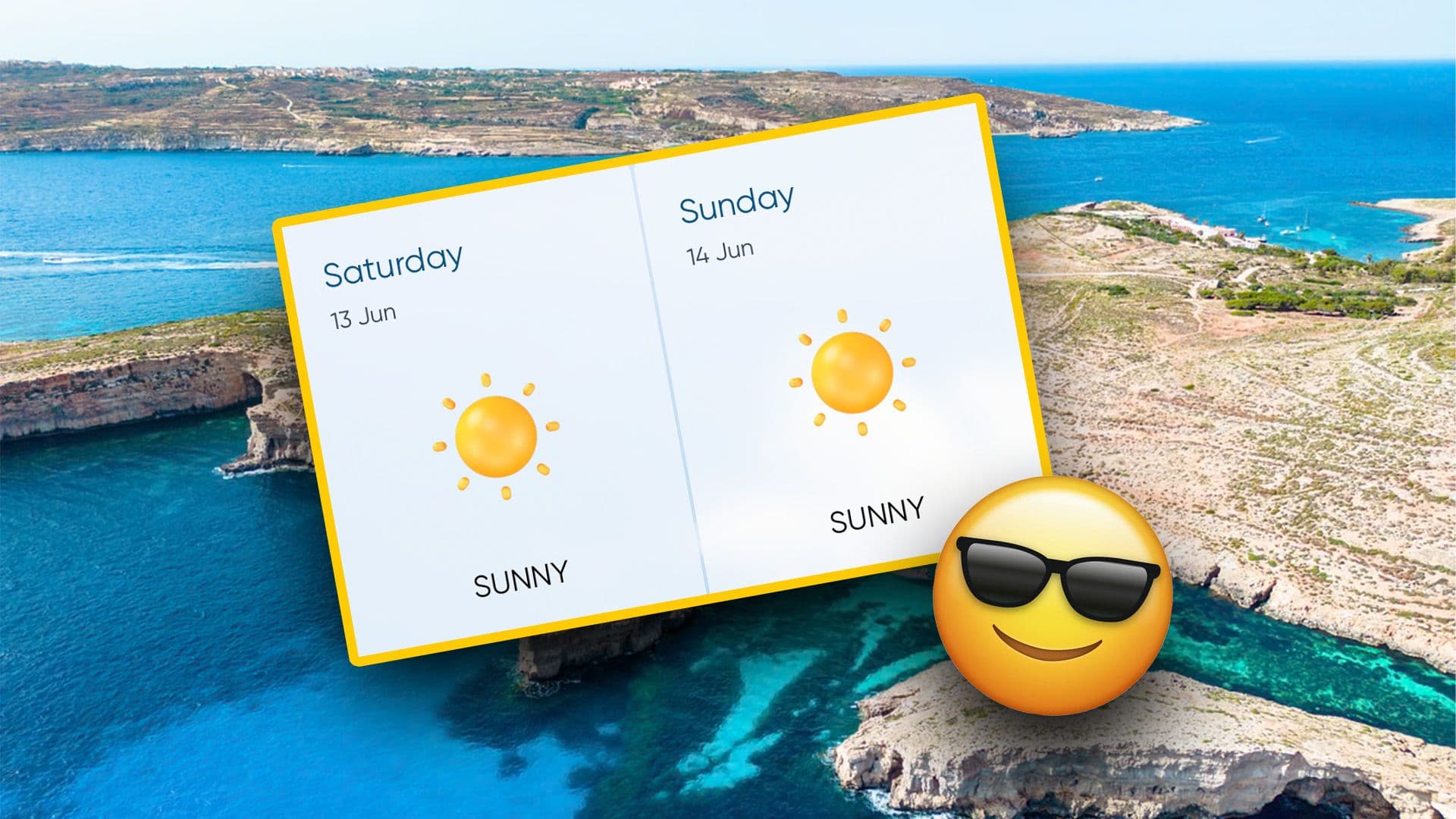 Another Sunny Weekend Ahead For Malta: Here's The Weather Forecast