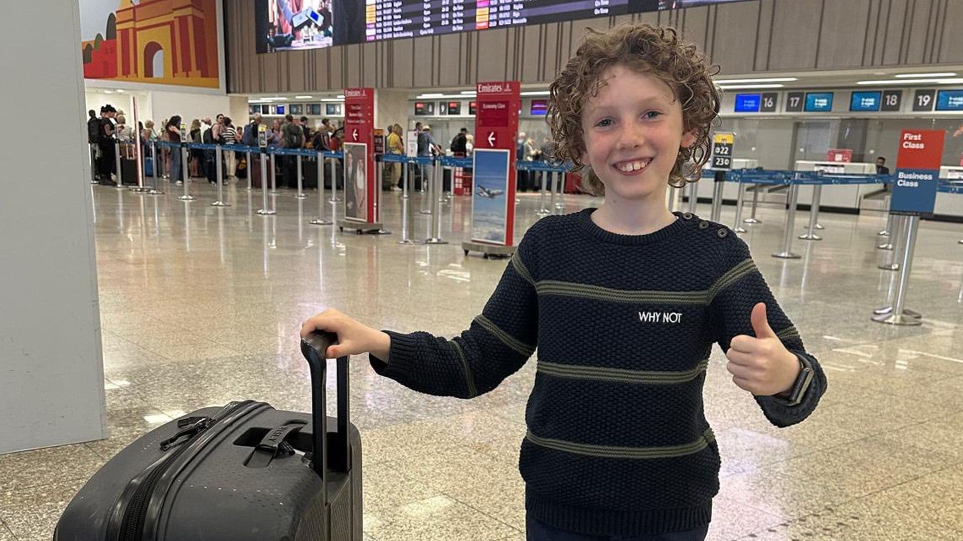 Young Pianist Luke Mifsud Turns Heads At Airport