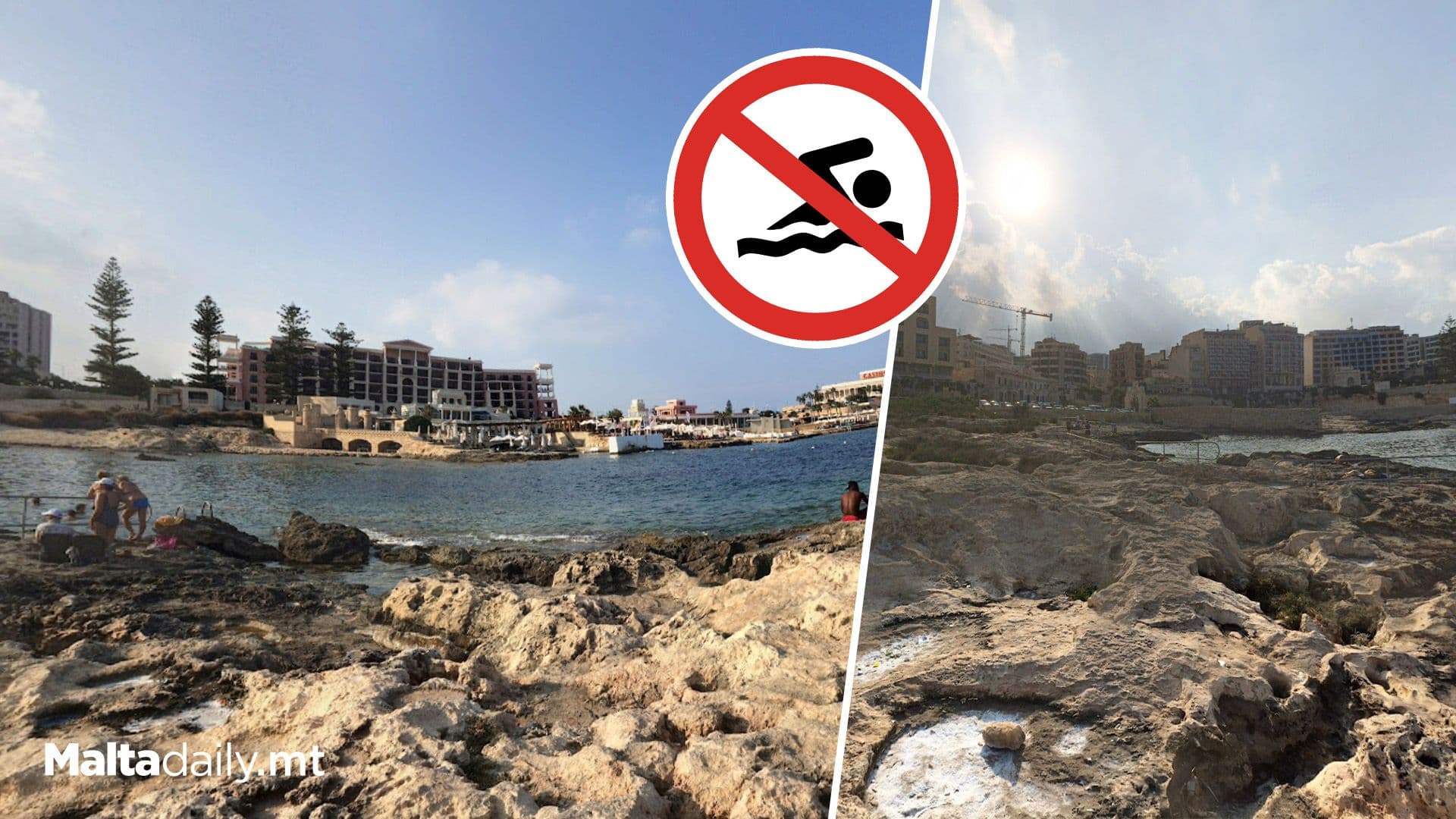 Swimming Ban Issued For Wilġa Area In St Julian’s Due To Water Contamination