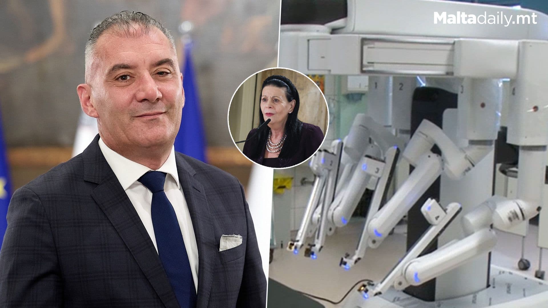 Health Minister Reveals Further Robotic Surgery At Mater Dei