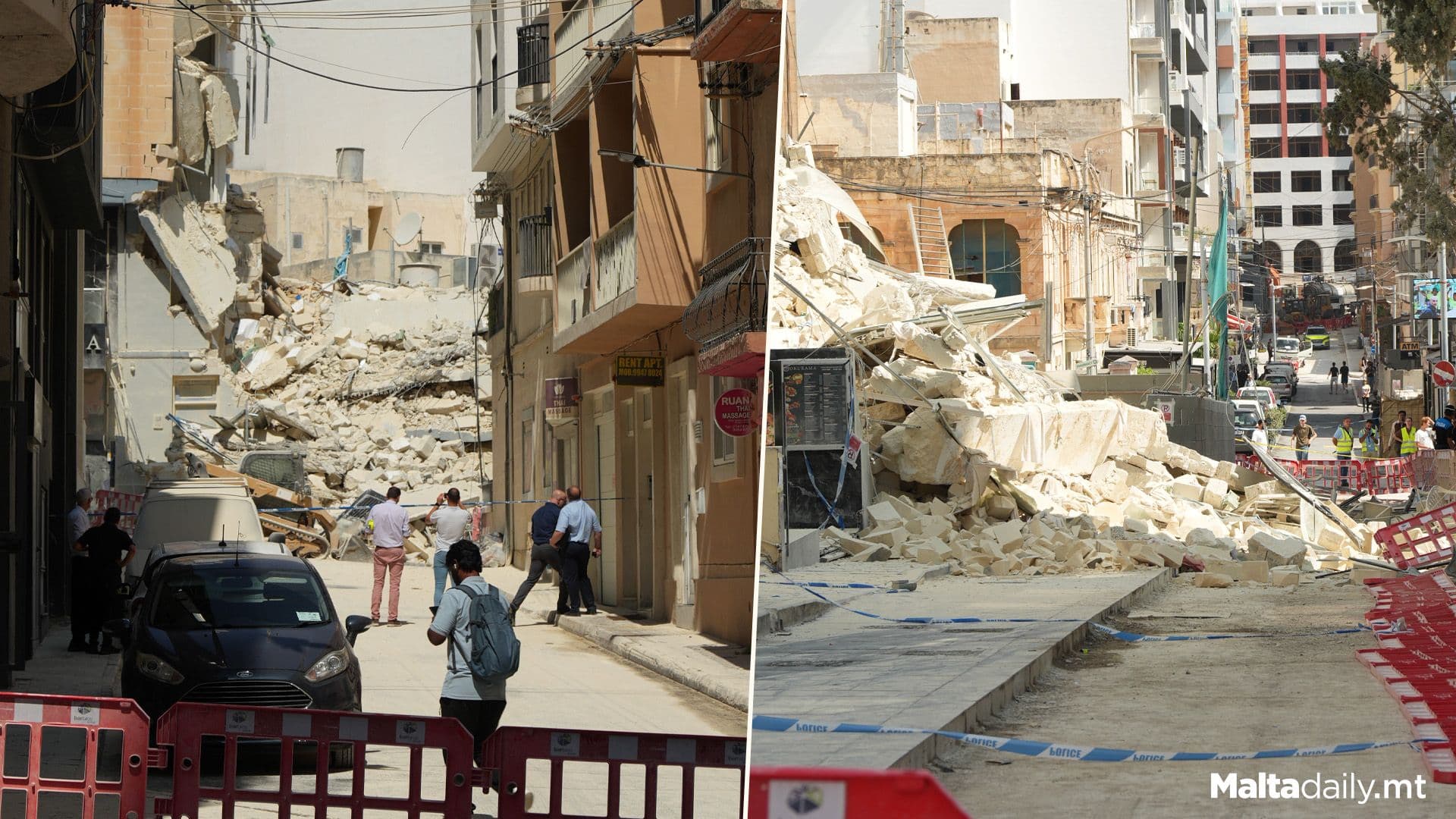 The Aftermath Of The St Julian’s Apartment Block Collapse