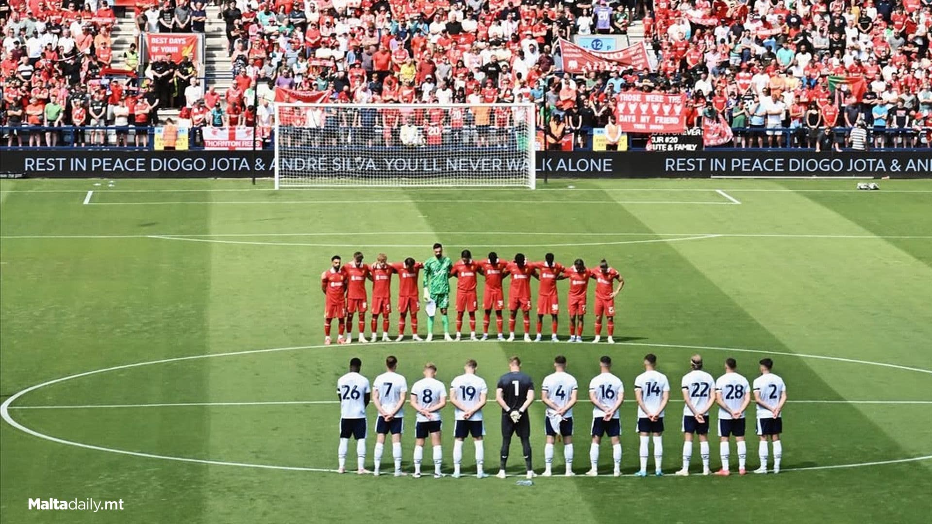 Liverpool Players Pay Tribute To Jota In 1st Match Since Death