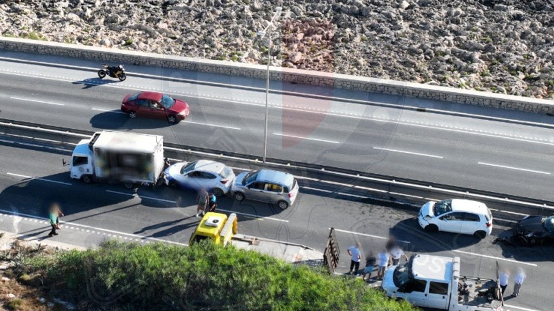 Two Men Injured Following Multiple Collisions On Coast Road At The Same Time