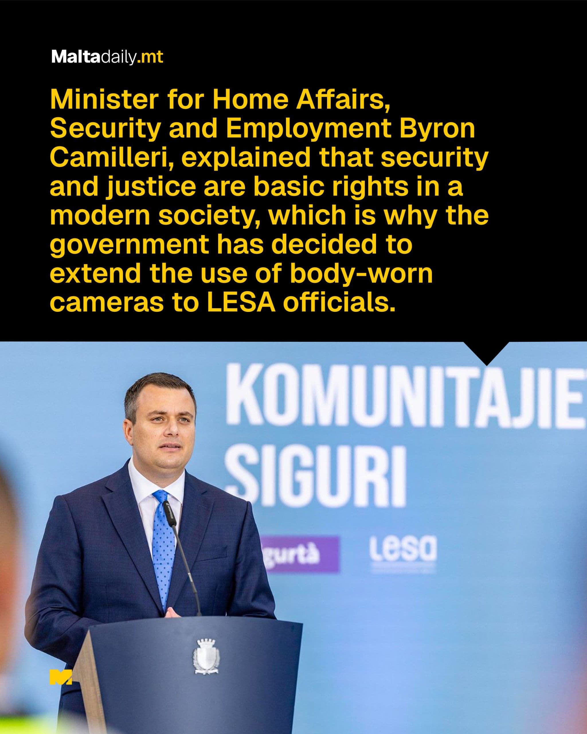 LESA Officers Unveiled New Look and Body-Worn Cameras