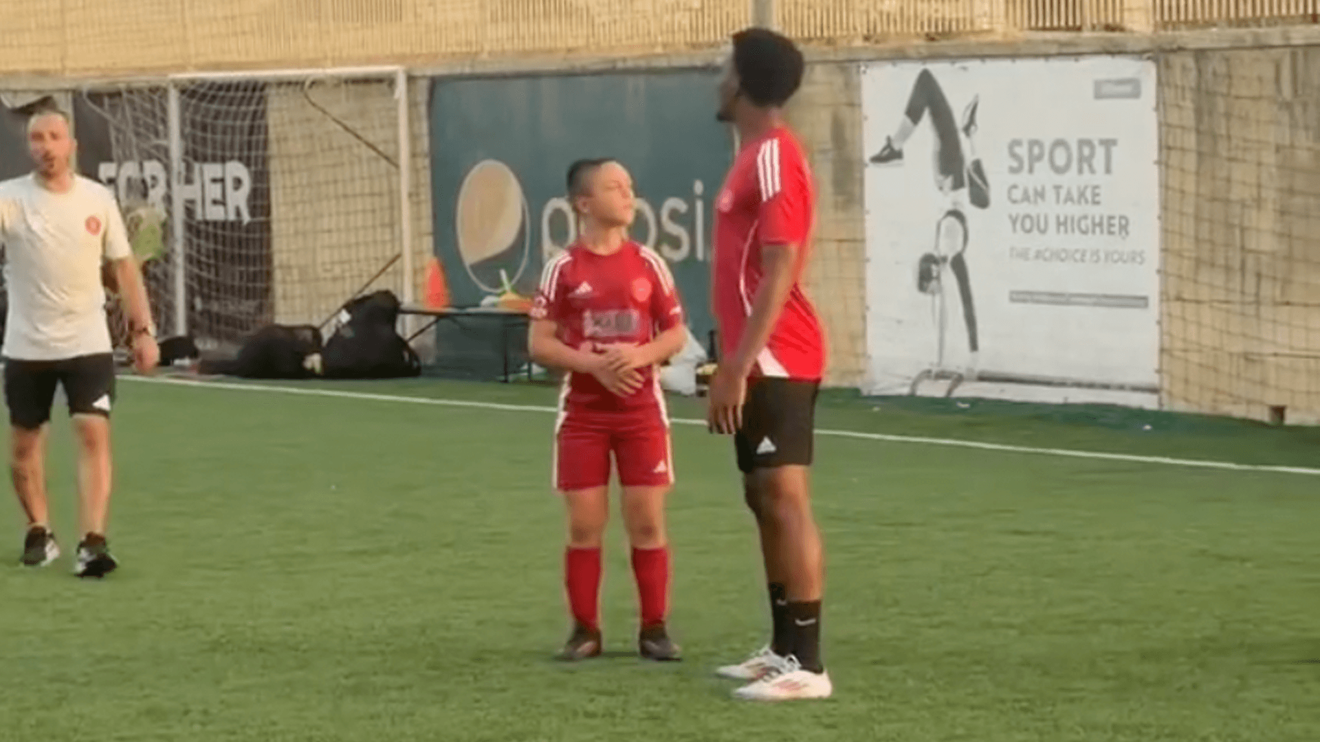 Fgura United FC Senior Players Join Summer School Training Session