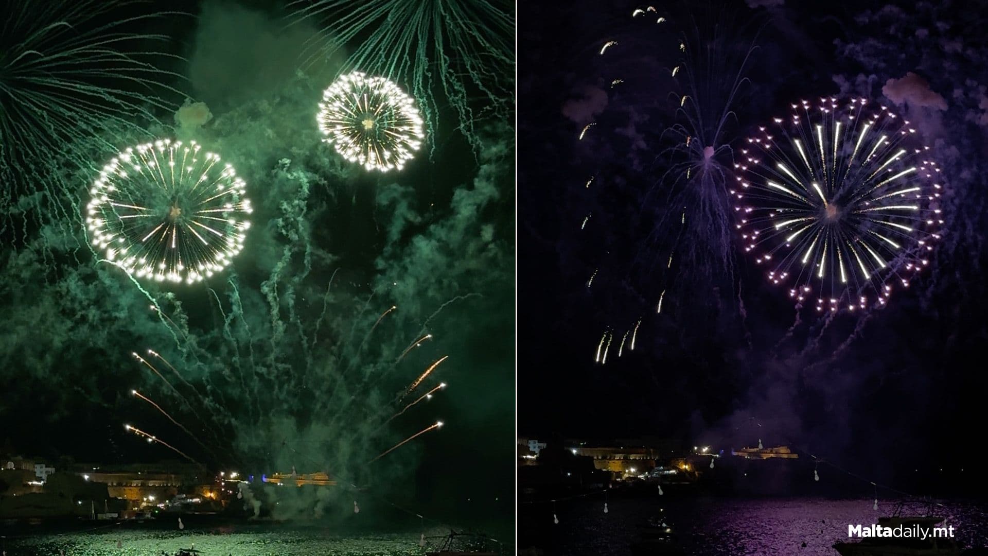 Fireworks Spectacle For Birgu’s San Lawrenz Feast