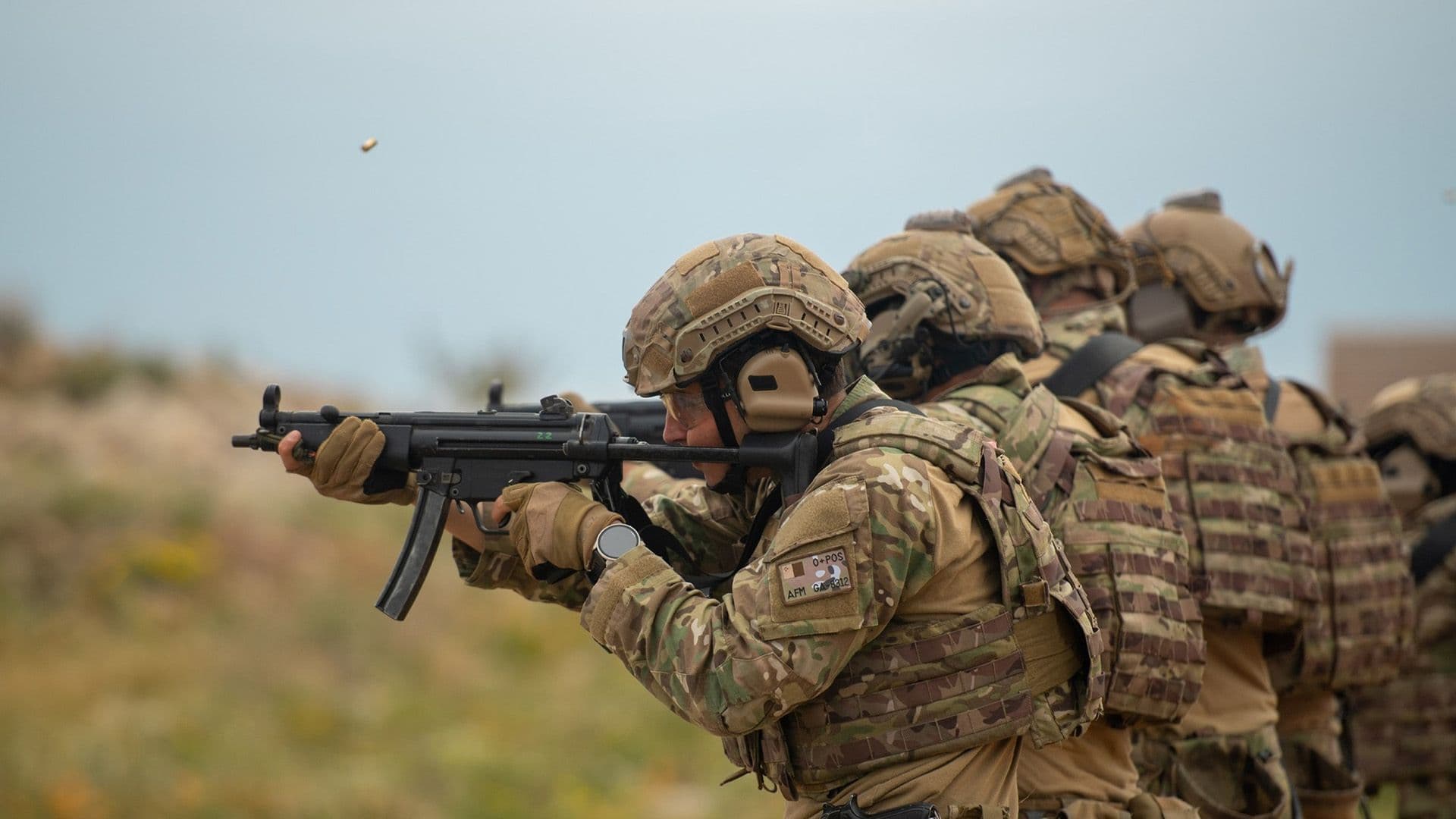 Armed Forces 1 Regiment Undergoing Combat Marksmanship Training
