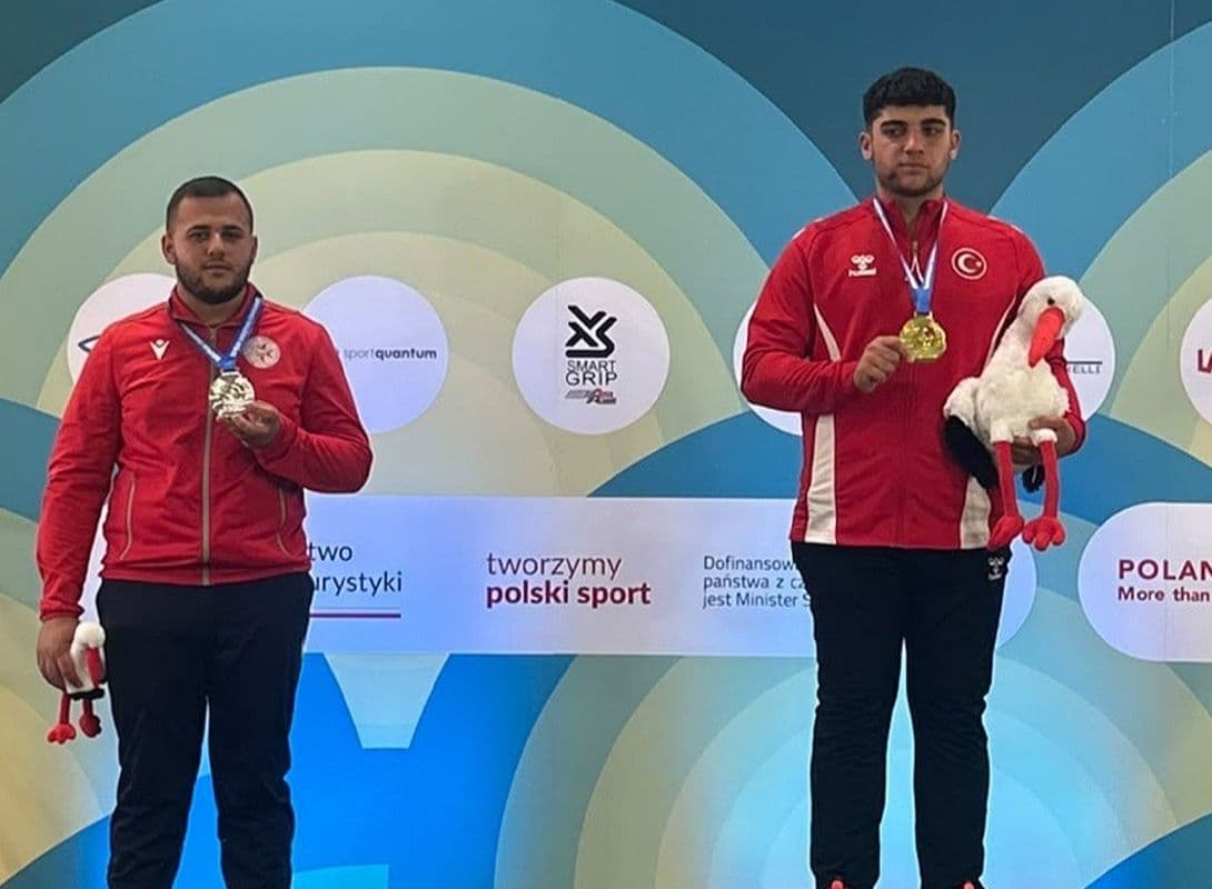 Nico Sciberras secures silver at European U23 Championships